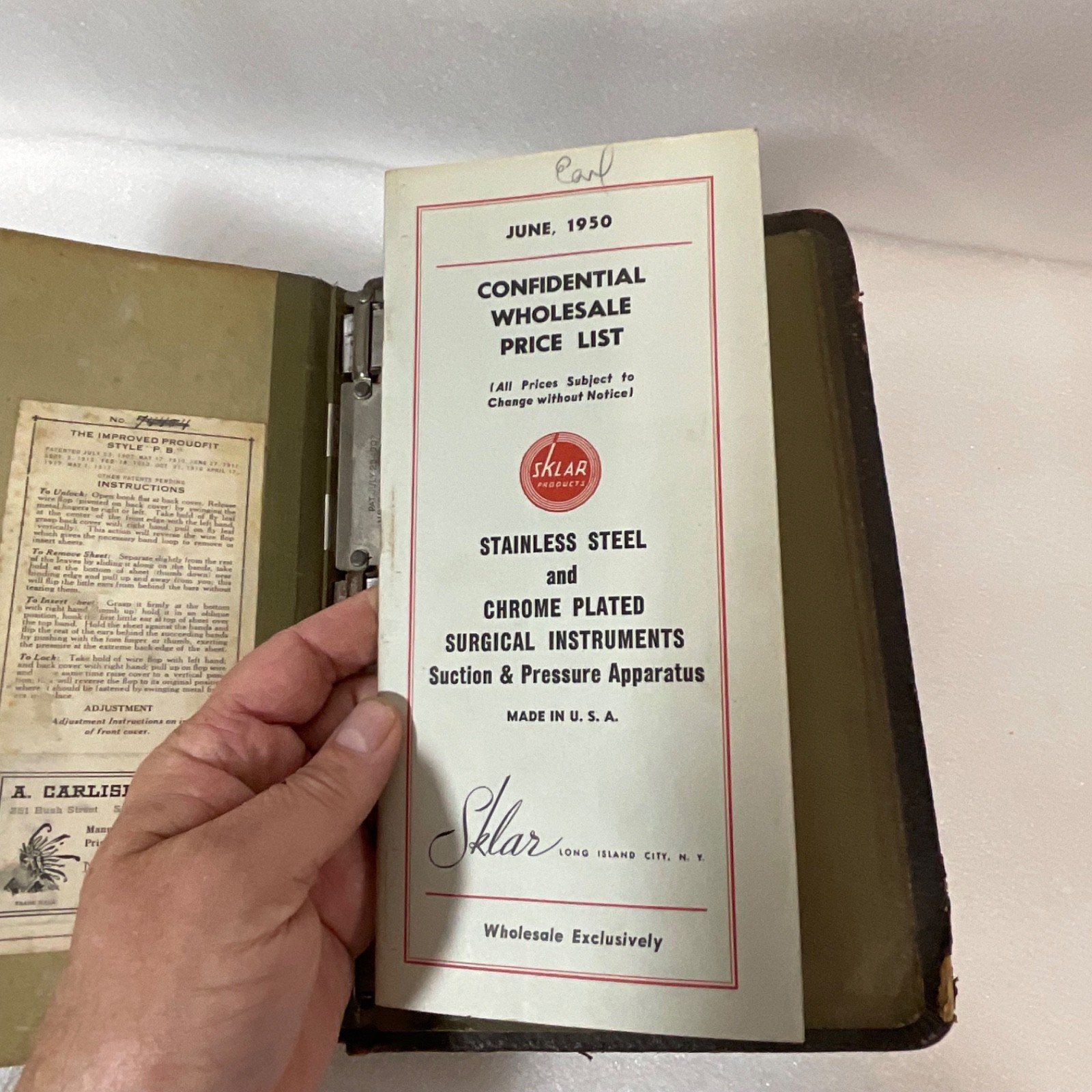 1920s Reid Bros Inc Seattle Medical Supply Catalog Binder Vintage Hospital - Image 15