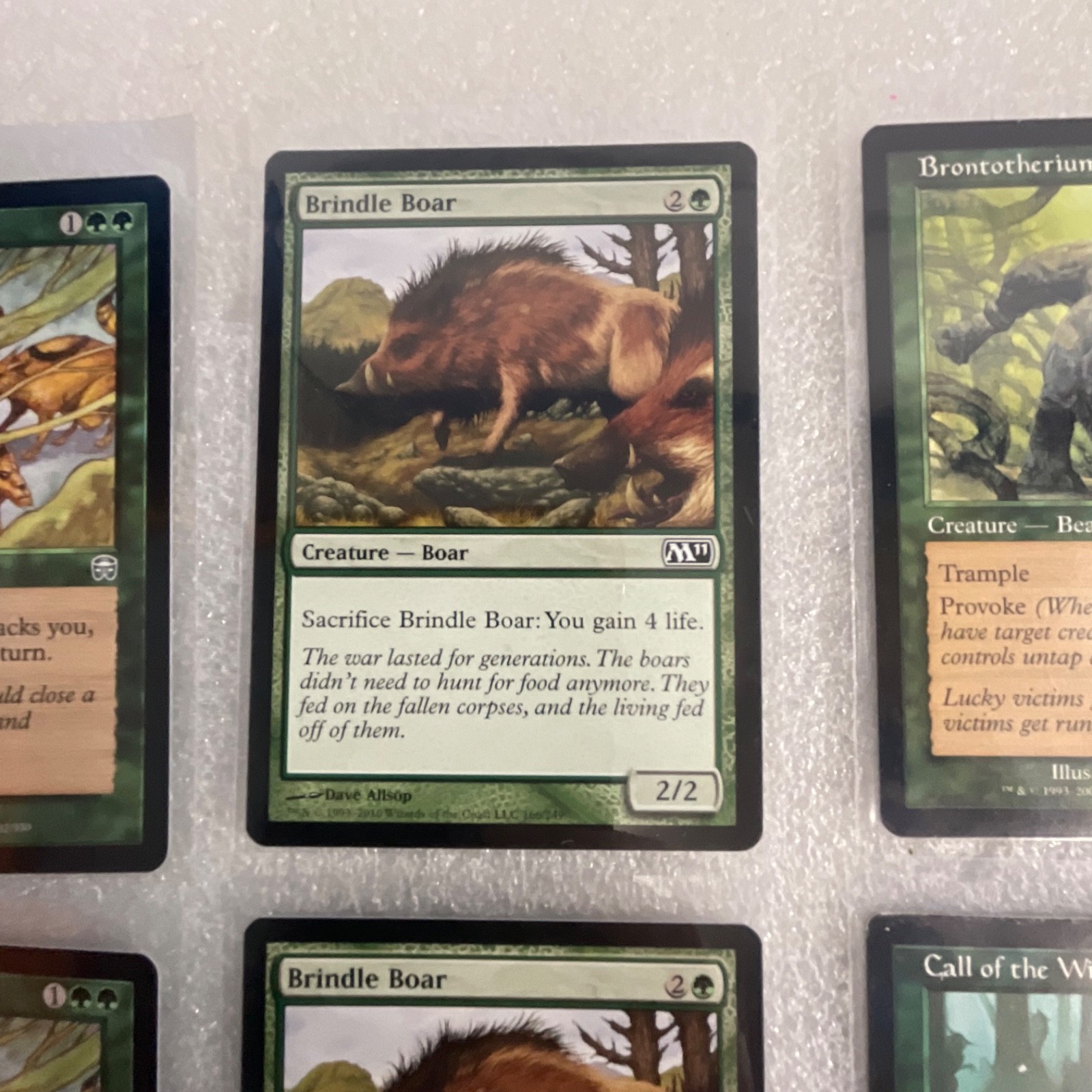 MTG 20 Card Green Lot Briar Patch Calming Verse Call of the Wild - Image 10