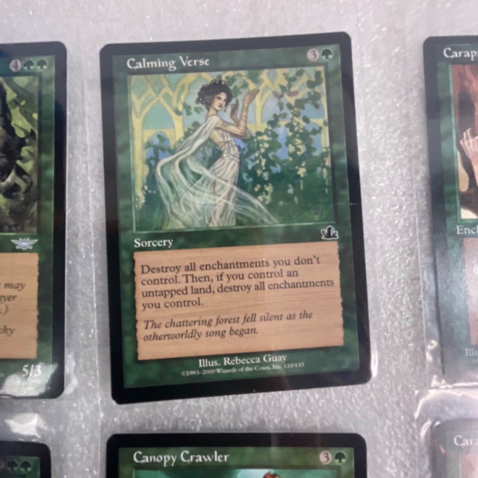 MTG 20 Card Green Lot Briar Patch Calming Verse Call of the Wild - Image 18