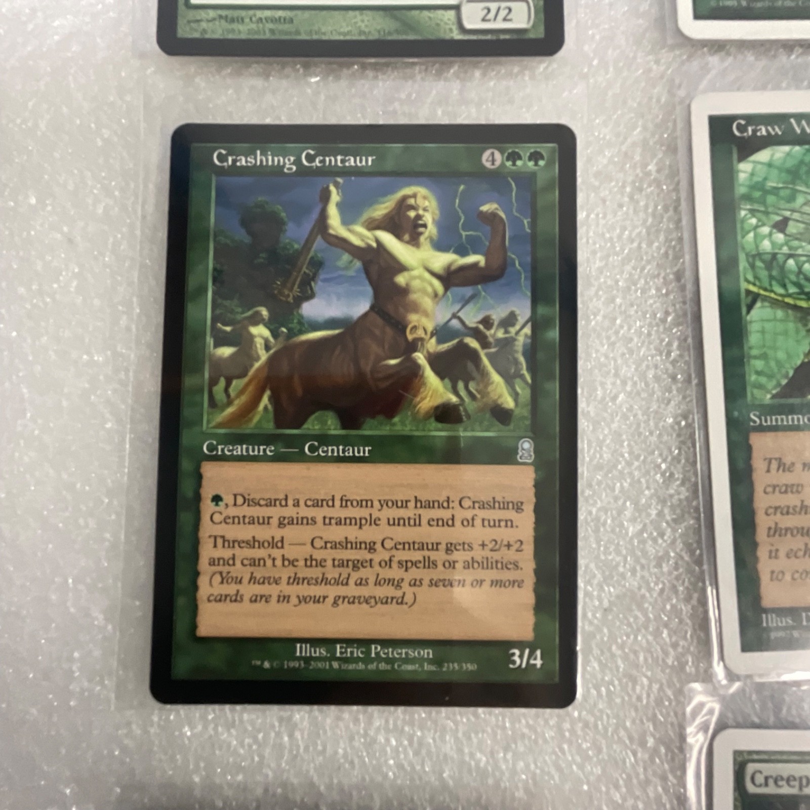 MTG Magic the Gathering 20 Card Green Lot Craw Wurm Defiant Elf Mixed Sets - Image 3