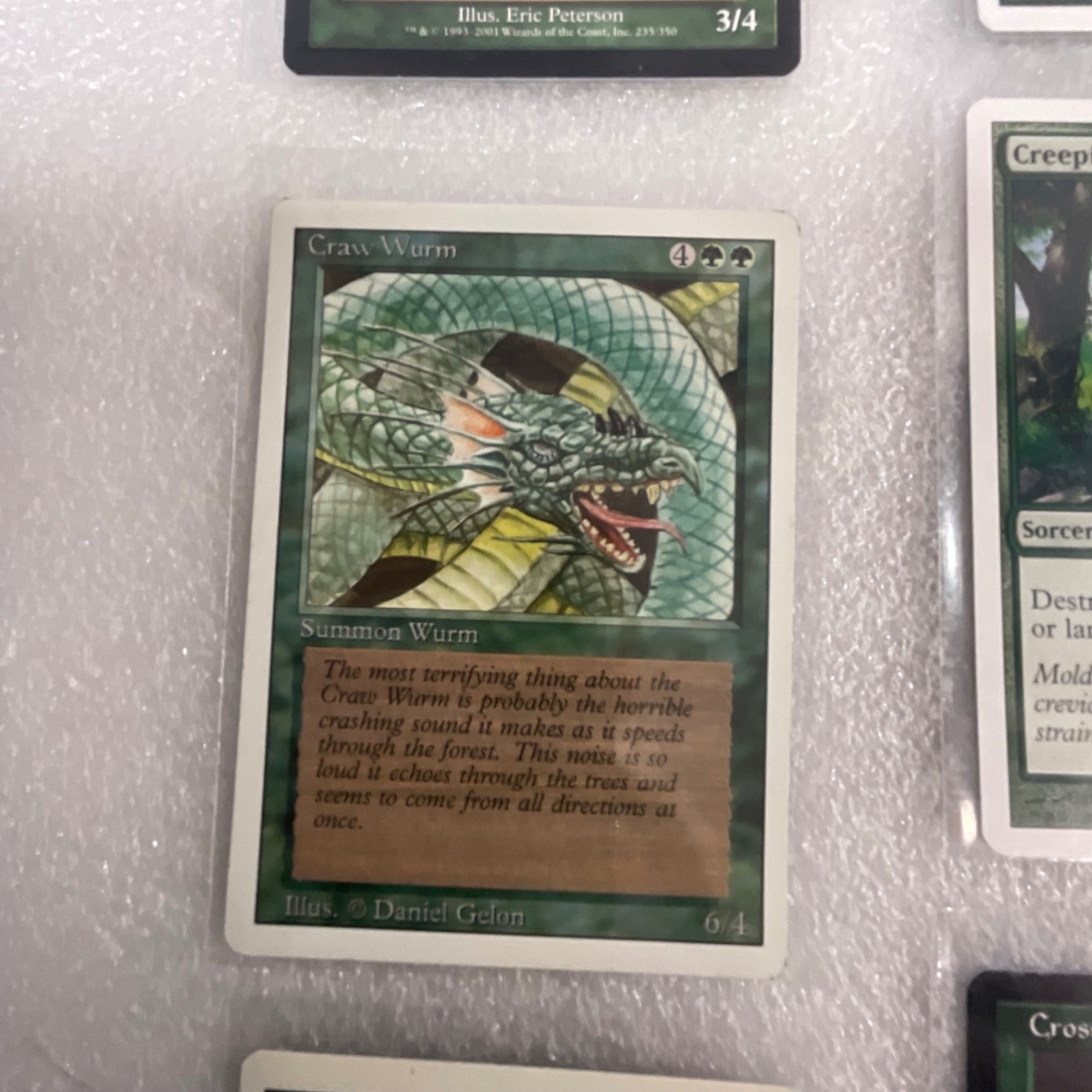MTG Magic the Gathering 20 Card Green Lot Craw Wurm Defiant Elf Mixed Sets - Image 4