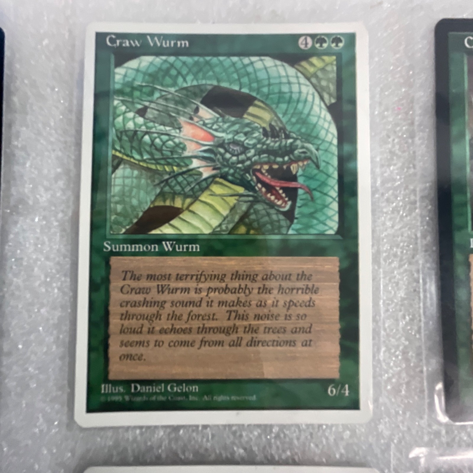 MTG Magic the Gathering 20 Card Green Lot Craw Wurm Defiant Elf Mixed Sets - Image 9