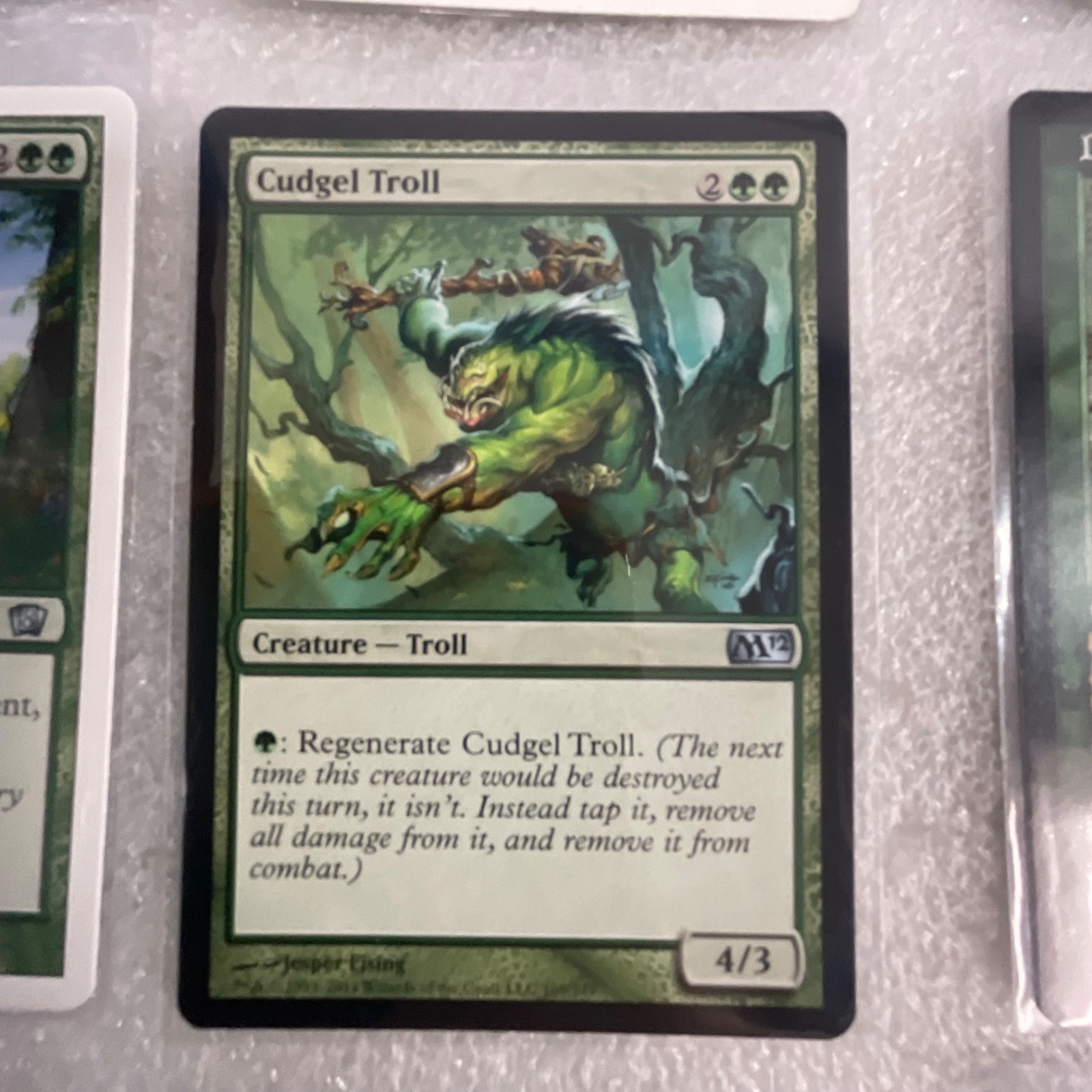 MTG Magic the Gathering 20 Card Green Lot Craw Wurm Defiant Elf Mixed Sets - Image 12