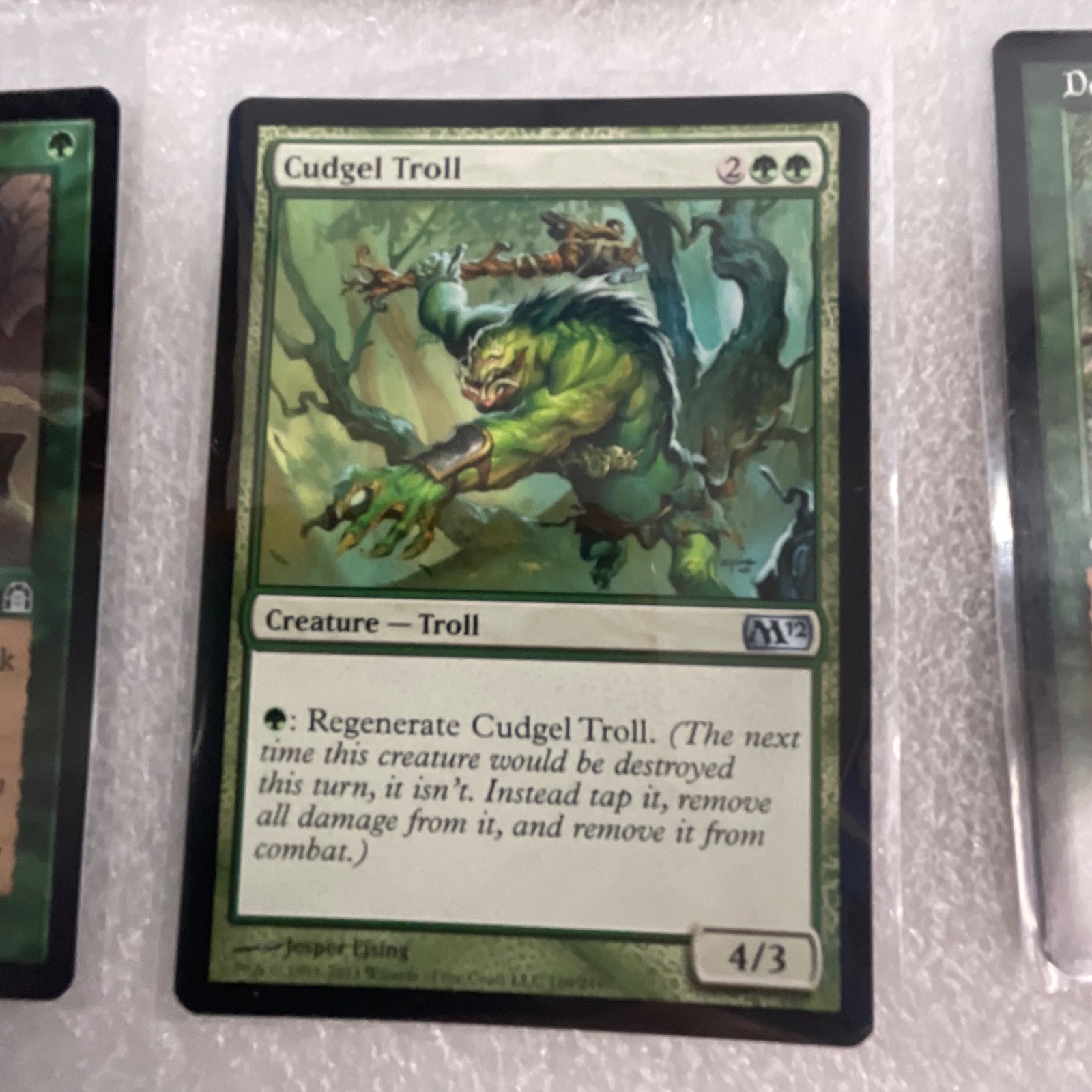 MTG Magic the Gathering 20 Card Green Lot Craw Wurm Defiant Elf Mixed Sets - Image 13