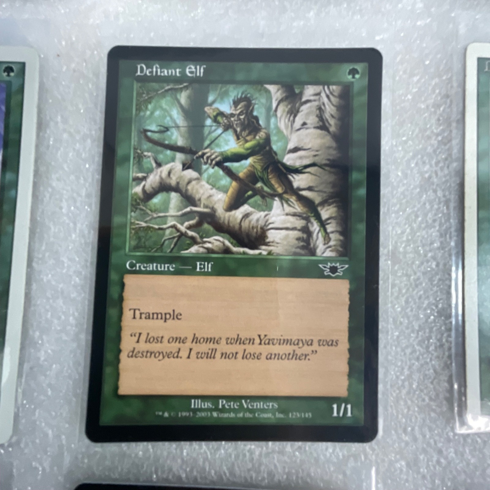 MTG Magic the Gathering 20 Card Green Lot Craw Wurm Defiant Elf Mixed Sets - Image 16