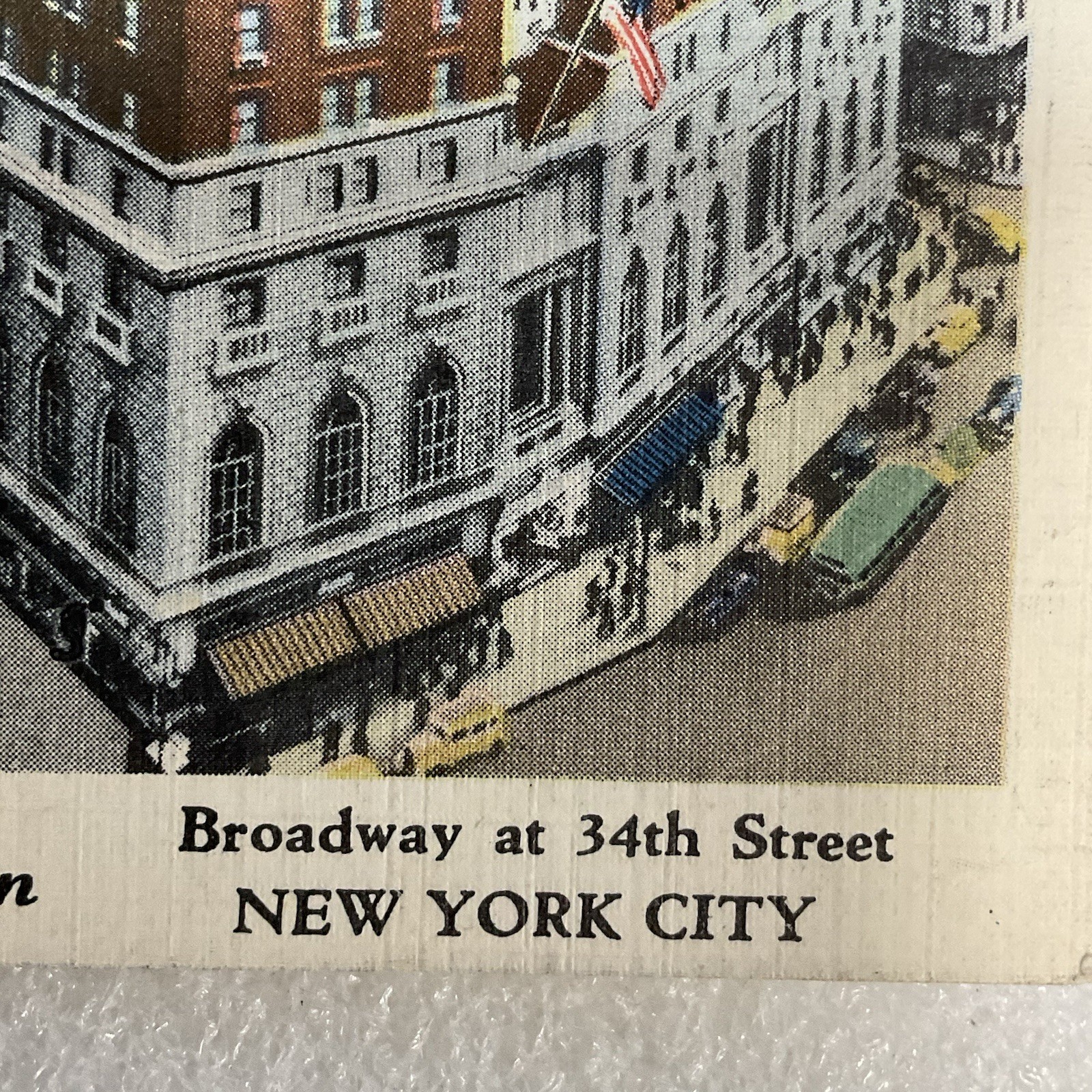 Vintage Hotel McAlpin NYC Postcard Broadway & 34th St Unused Linen 1940s - Image 5