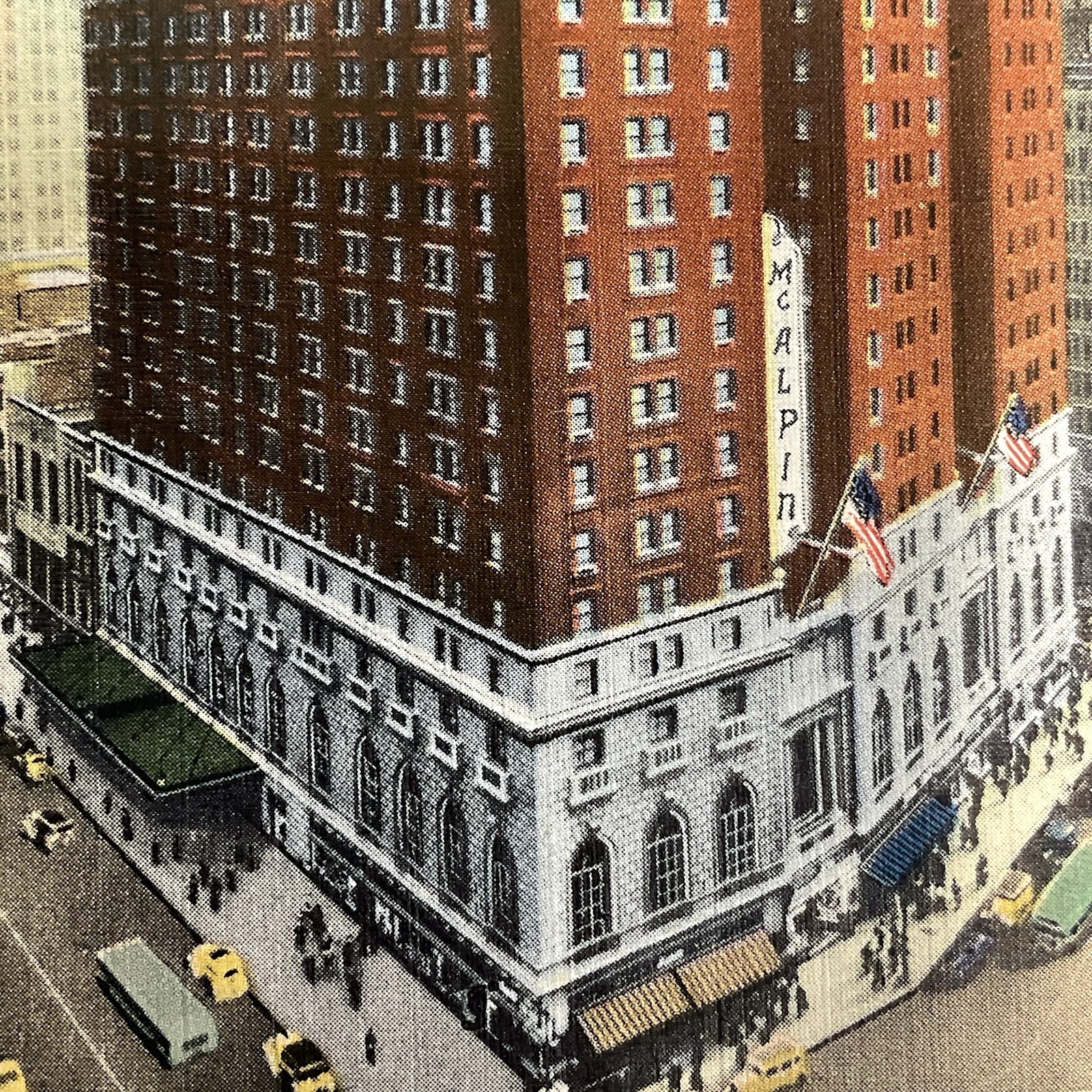 Vintage Hotel McAlpin NYC Postcard Broadway & 34th St Unused Linen 1940s - Image 14