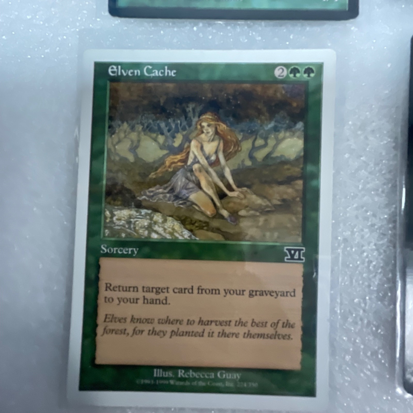 MTG 20 Card Green Lot Mixed Sets Dragon Fangs Elvish Visionary Craw Wurm - Image 5