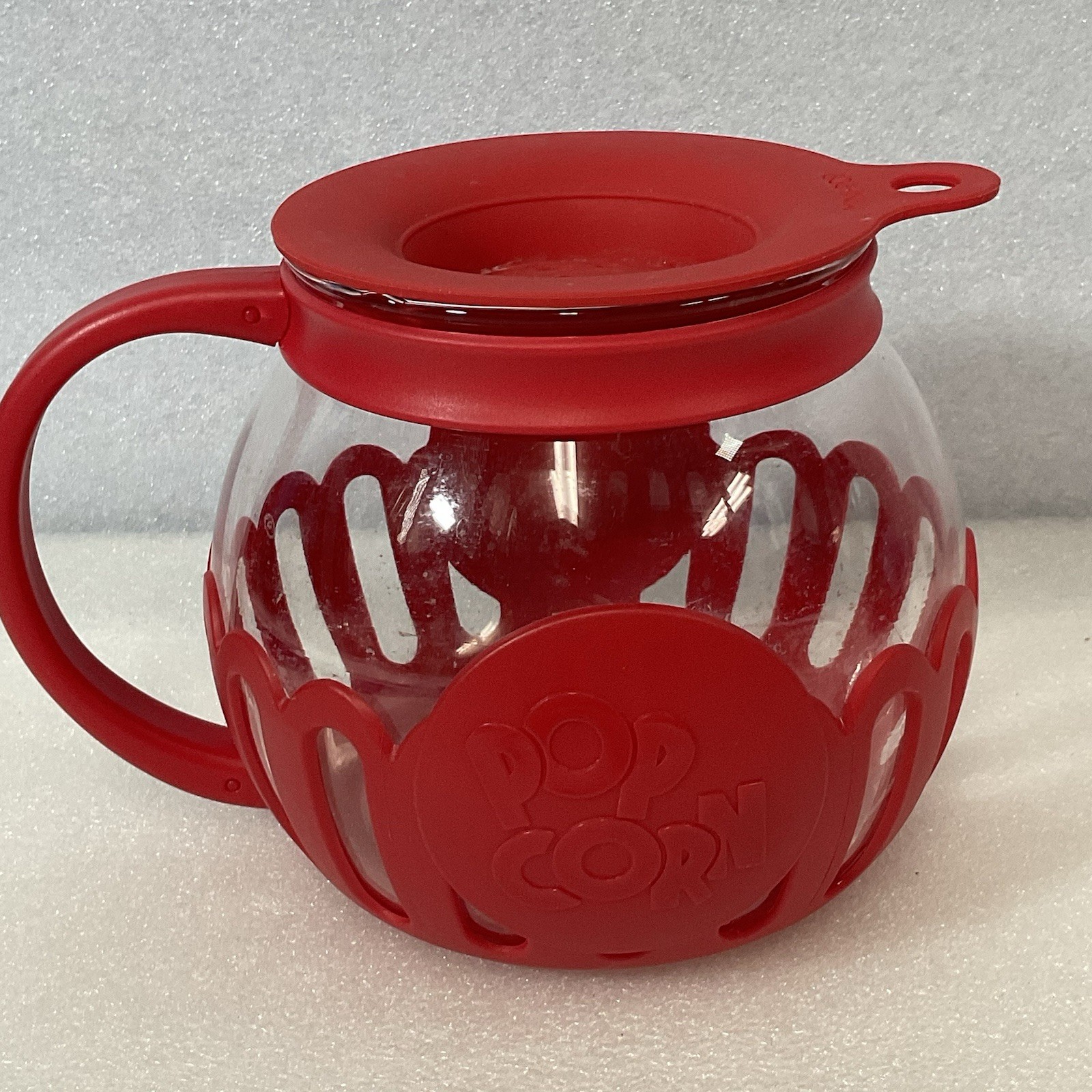 Ecolution Tasty Mini-Pop Microwave Popcorn Maker 1.5qt Red - Image 1