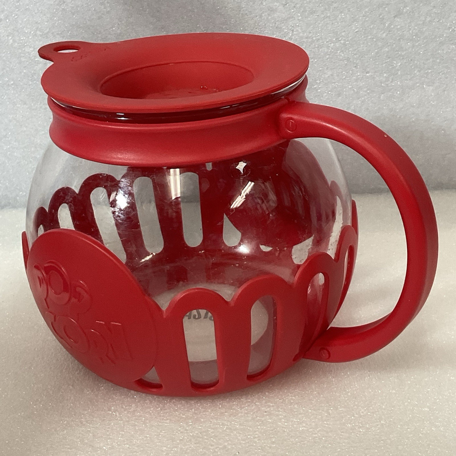 Ecolution Tasty Mini-Pop Microwave Popcorn Maker 1.5qt Red - Image 4