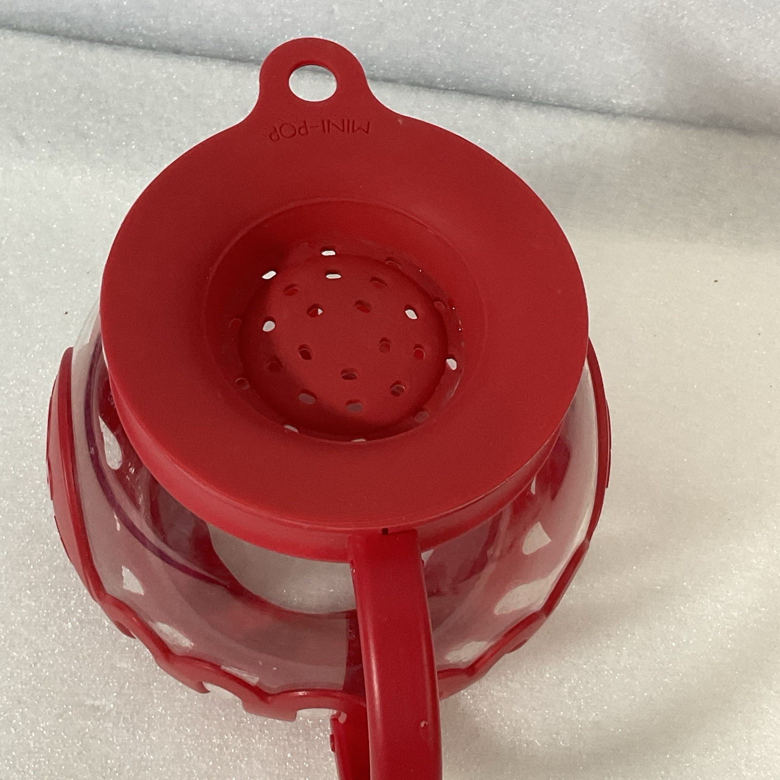 Ecolution Tasty Mini-Pop Microwave Popcorn Maker 1.5qt Red - Image 5