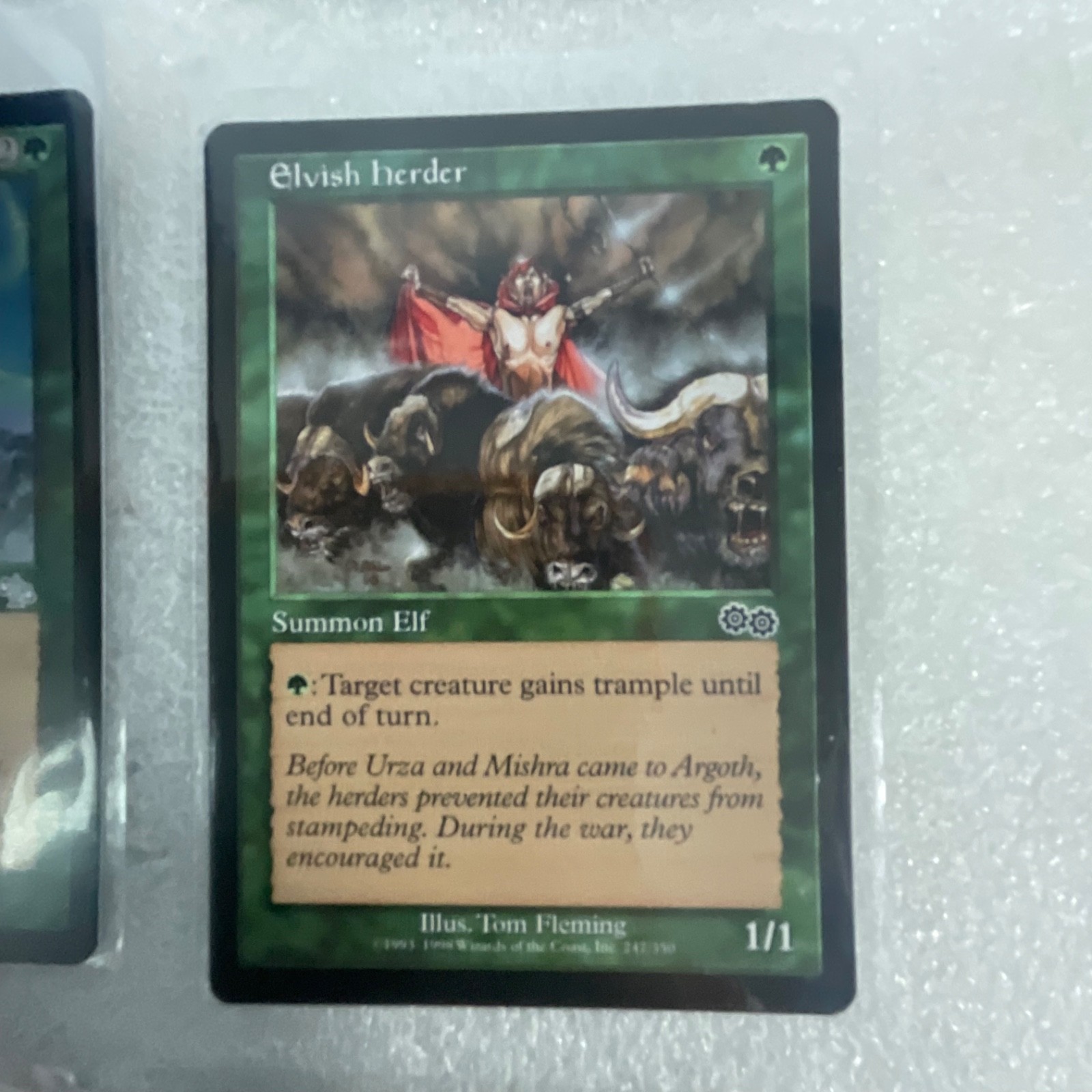 MTG 20 Card Green Lot Mixed Sets Dragon Fangs Elvish Visionary Craw Wurm - Image 20