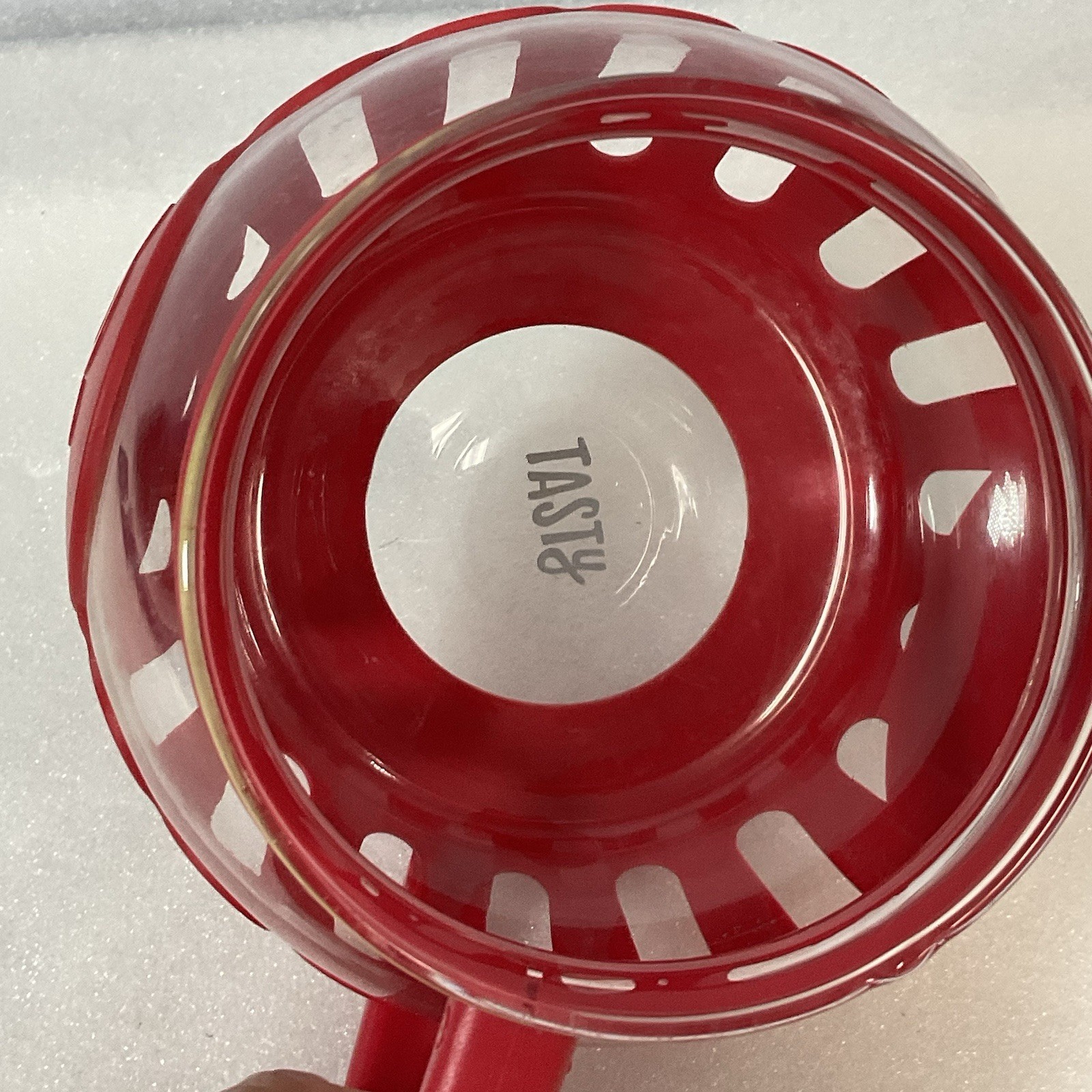 Ecolution Tasty Mini-Pop Microwave Popcorn Maker 1.5qt Red - Image 8