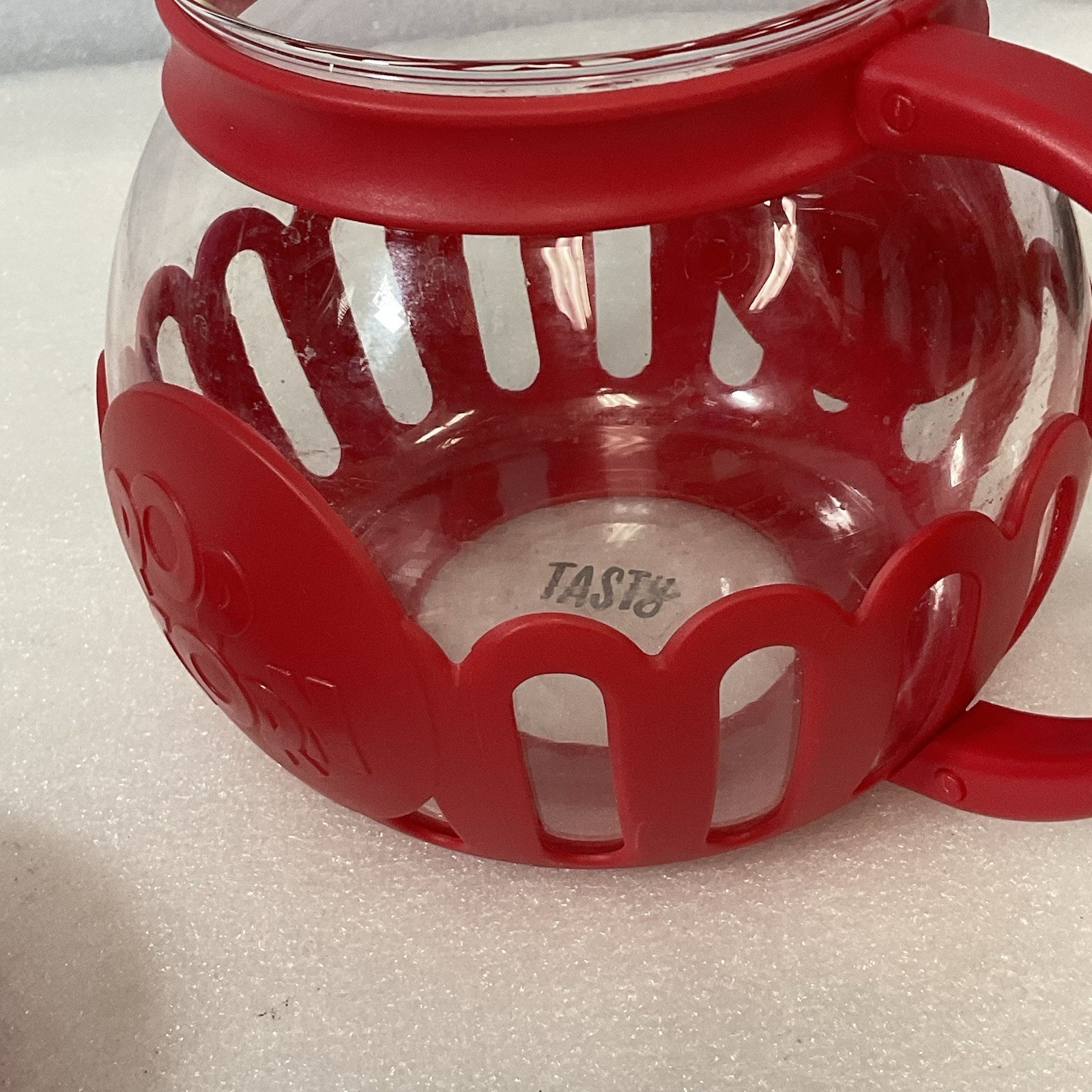 Ecolution Tasty Mini-Pop Microwave Popcorn Maker 1.5qt Red - Image 11