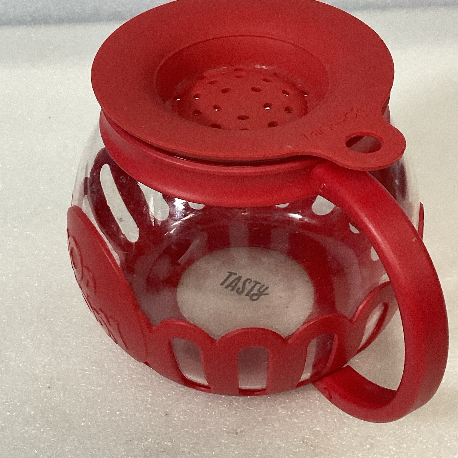 Ecolution Tasty Mini-Pop Microwave Popcorn Maker 1.5qt Red - Image 12
