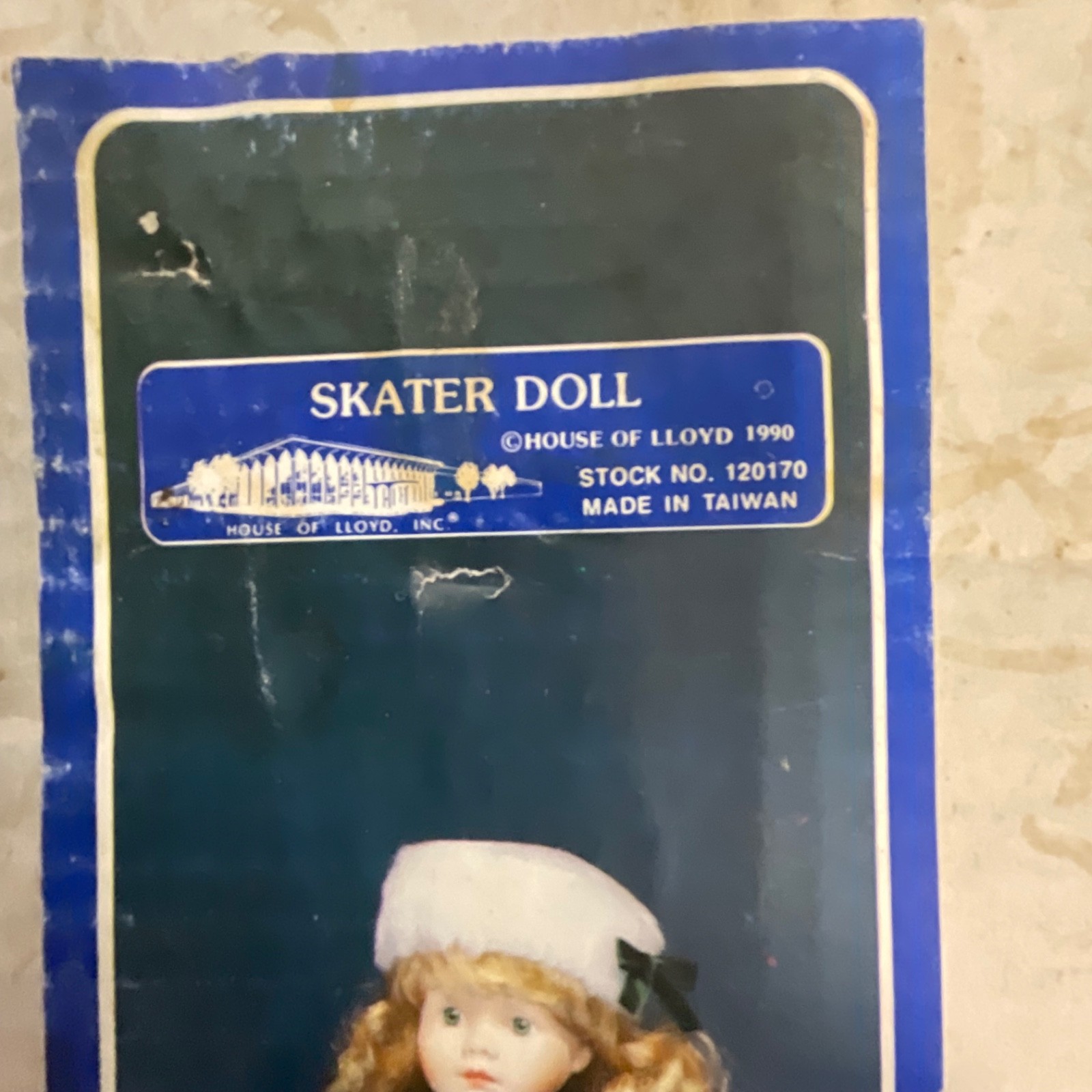 House of Lloyd 1990 Skater Doll 15in Stock 120170 With Box Stand - Image 4