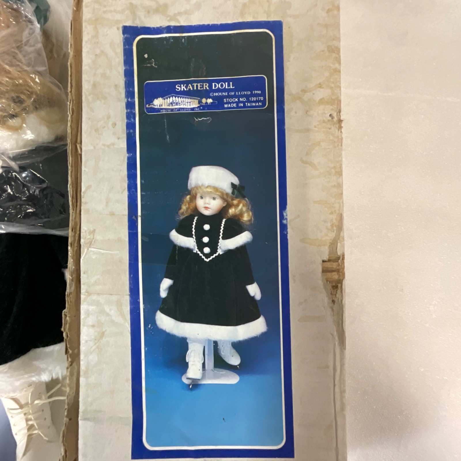 House of Lloyd 1990 Skater Doll 15in Stock 120170 With Box Stand - Image 3