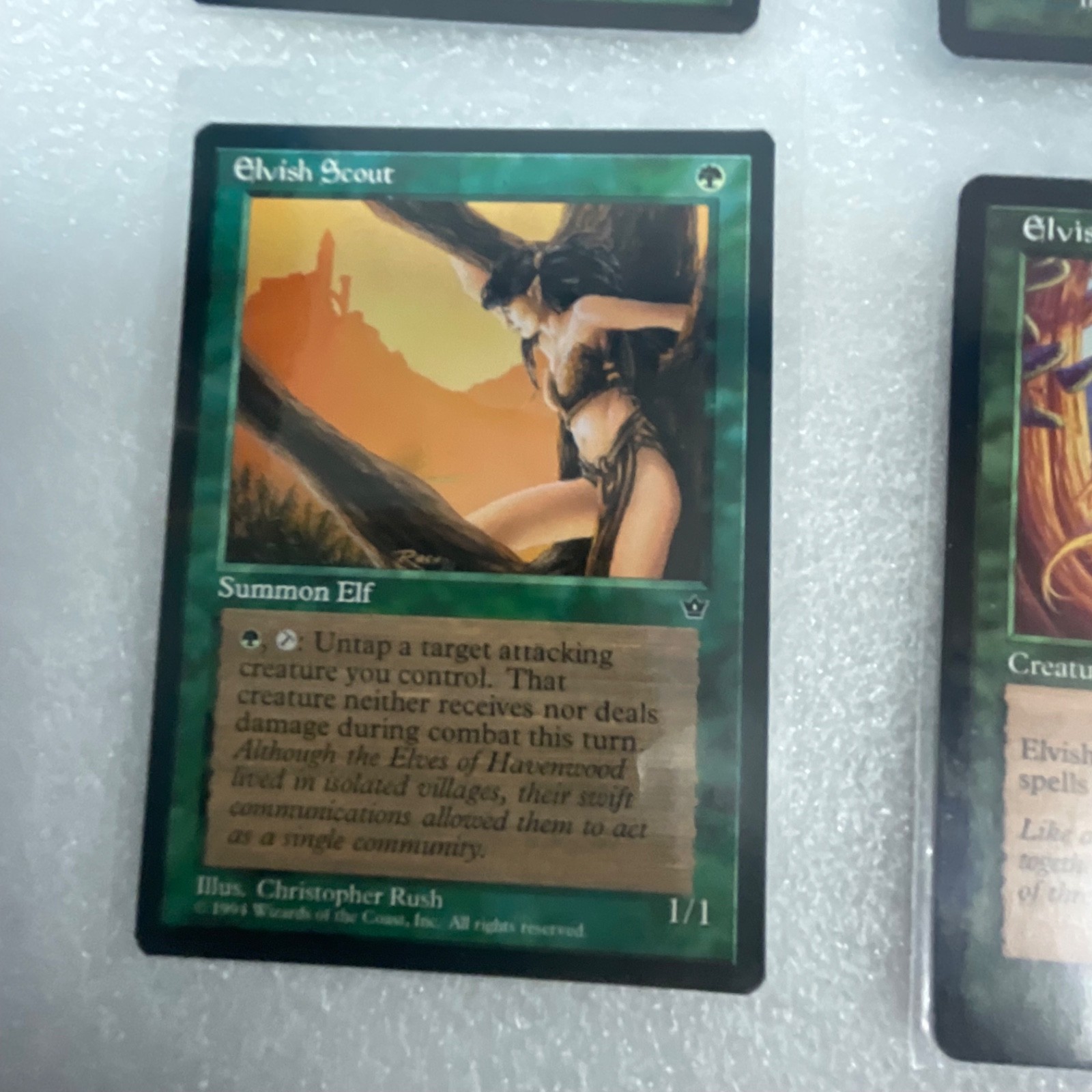 MTG 20 Card Green Lot Elvish Guidance Warrior Courier Mixed Sets - Image 6