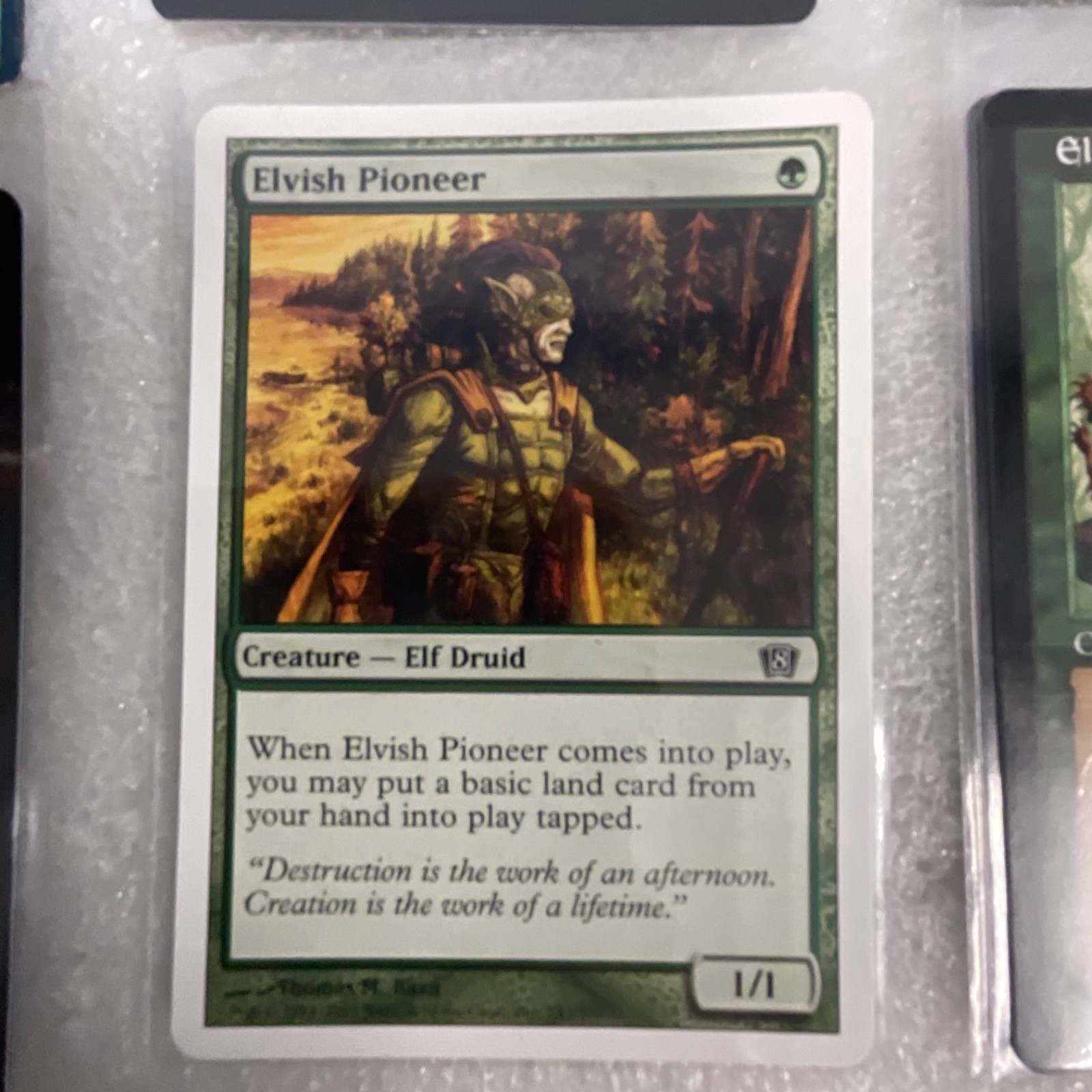 MTG 20 Card Green Lot Elvish Guidance Warrior Courier Mixed Sets - Image 13