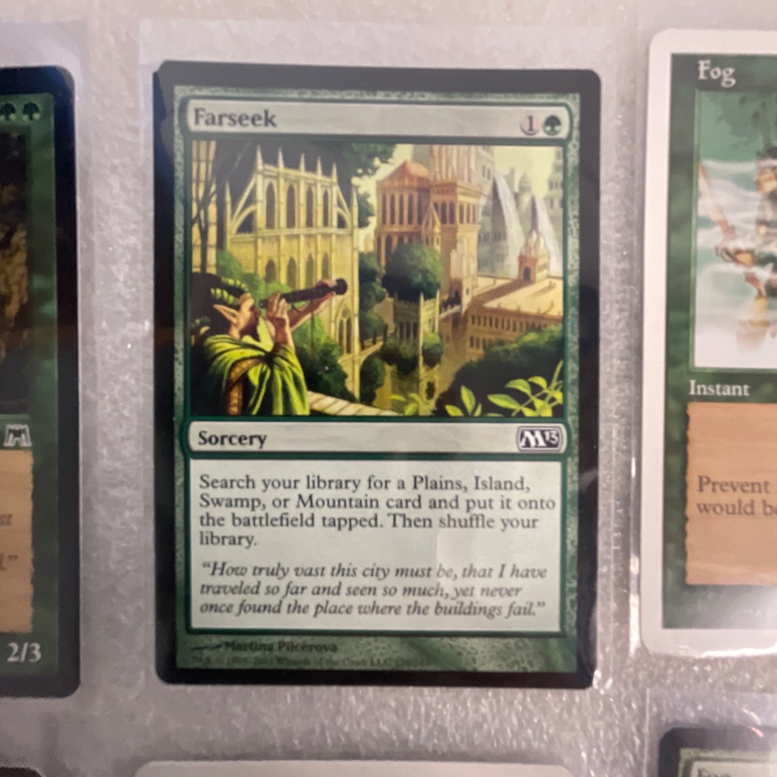 MTG 20 Card Green Lot Mixed Sets Farseek Fecundity Femeref Archers - Image 9
