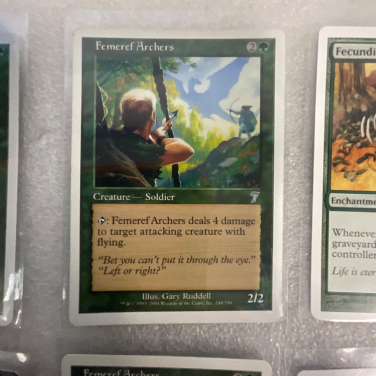 MTG 20 Card Green Lot Mixed Sets Farseek Fecundity Femeref Archers - Image 17