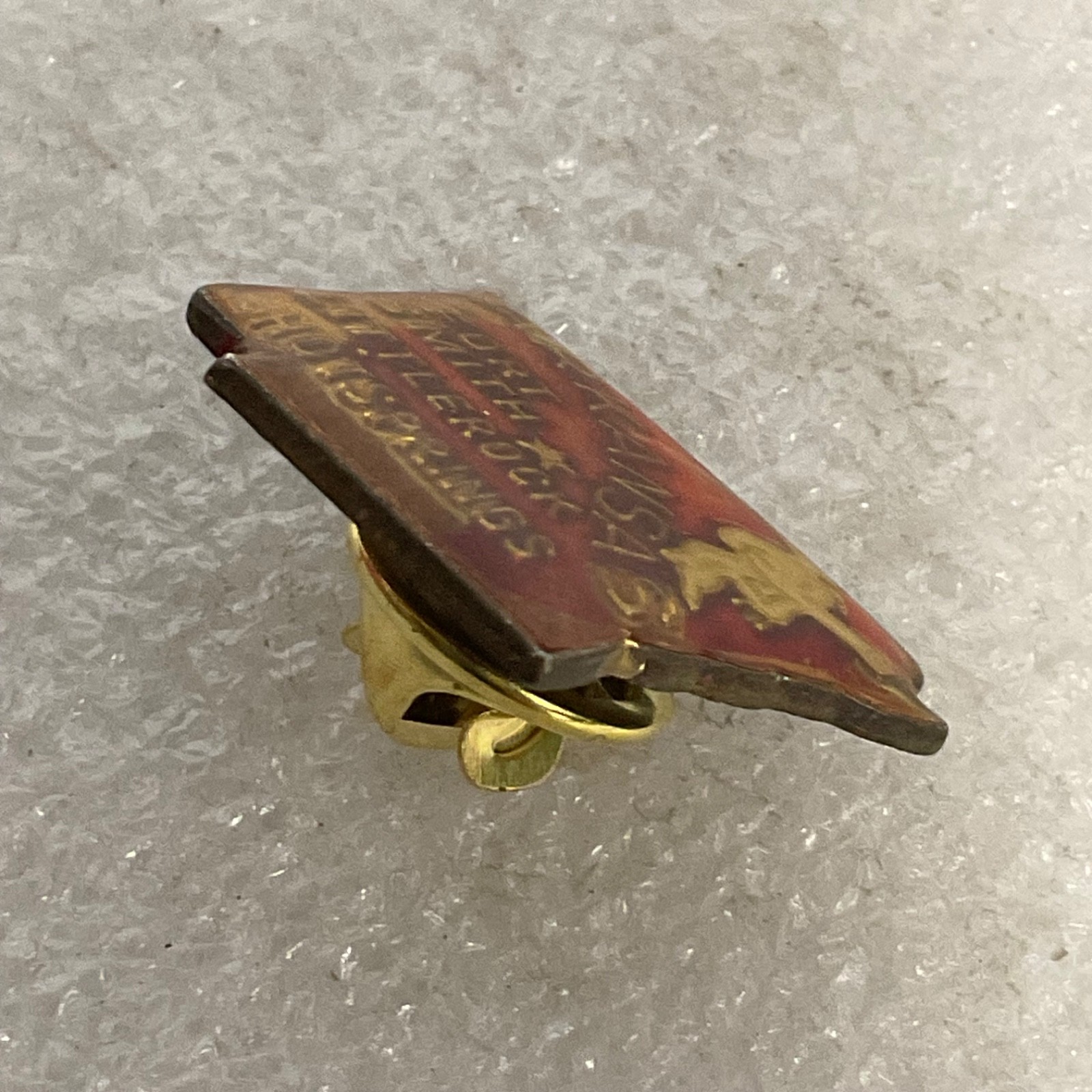 Vintage Arkansas State Enamel Pin 1in Fort Smith Little Rock Hot Springs - Image 7