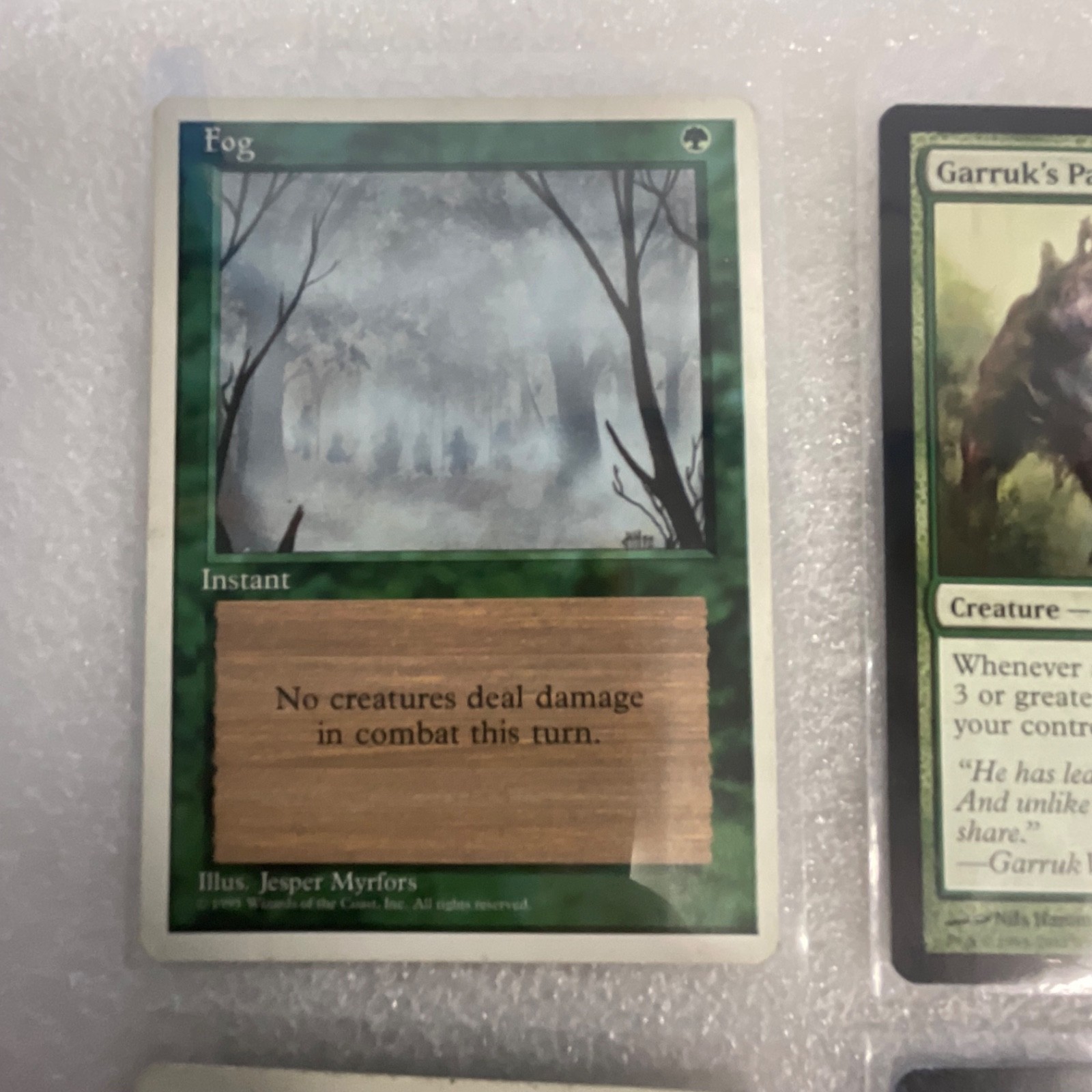 MTG 20 Card Green Lot Garruk's Packleader Giant Spider Ice Age Mix - Image 3