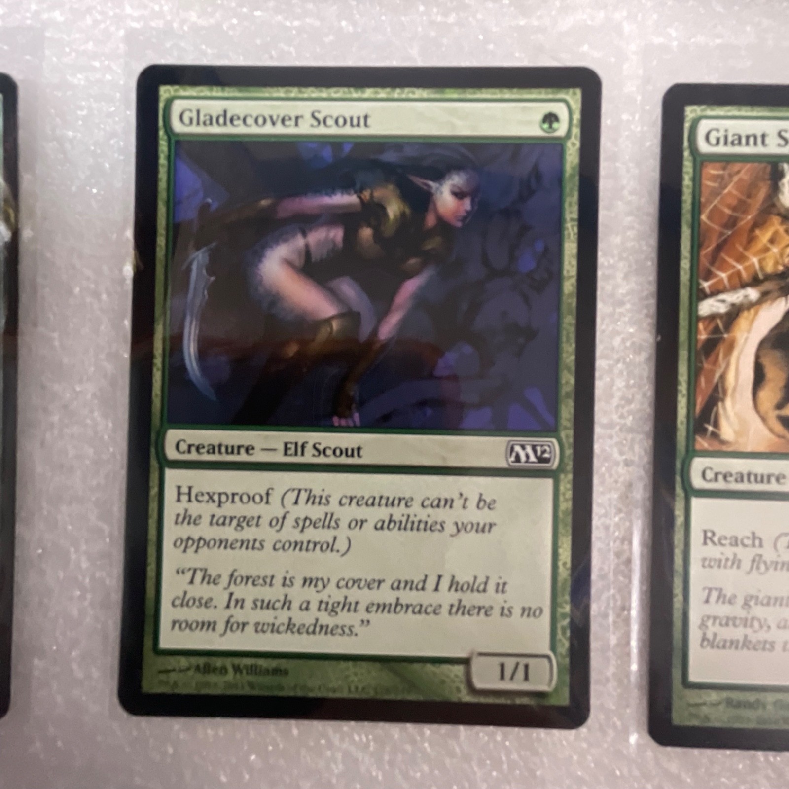 MTG 20 Card Green Lot Garruk's Packleader Giant Spider Ice Age Mix - Image 7