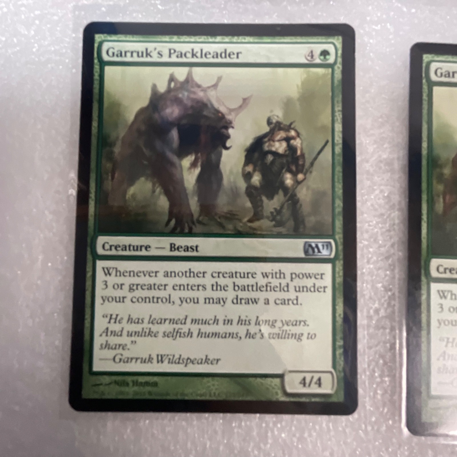 MTG 20 Card Green Lot Garruk's Packleader Giant Spider Ice Age Mix - Image 5