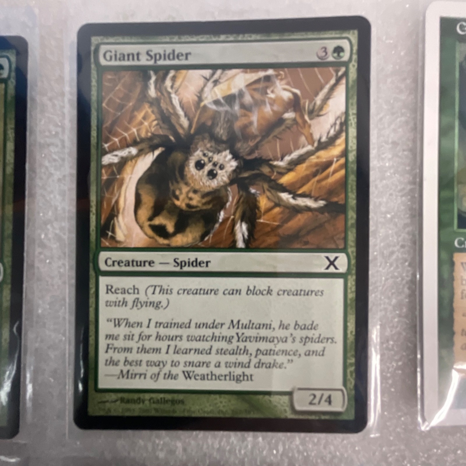 MTG 20 Card Green Lot Garruk's Packleader Giant Spider Ice Age Mix - Image 11