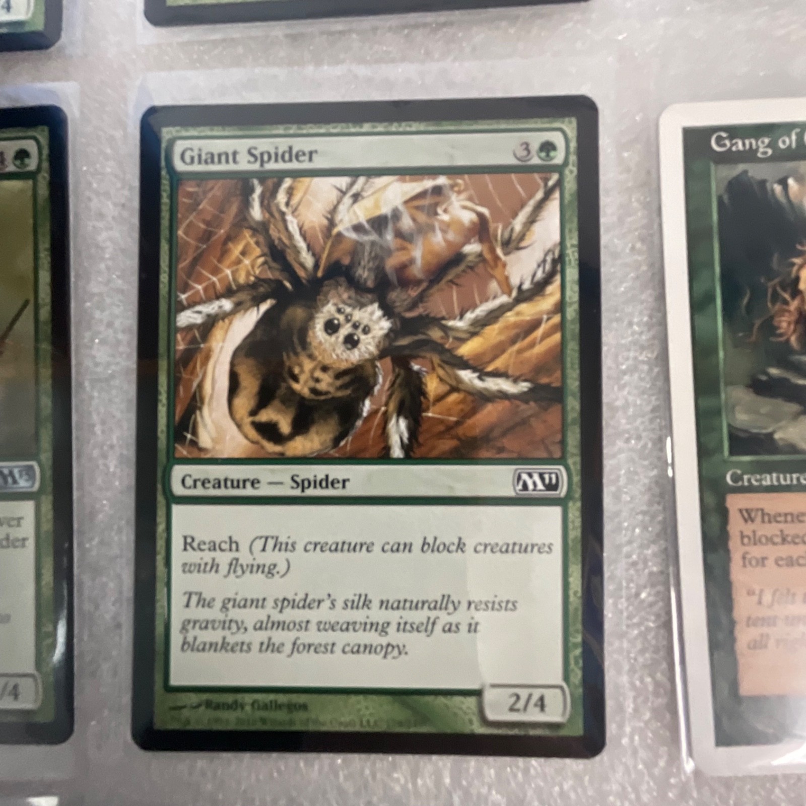 MTG 20 Card Green Lot Garruk's Packleader Giant Spider Ice Age Mix - Image 12