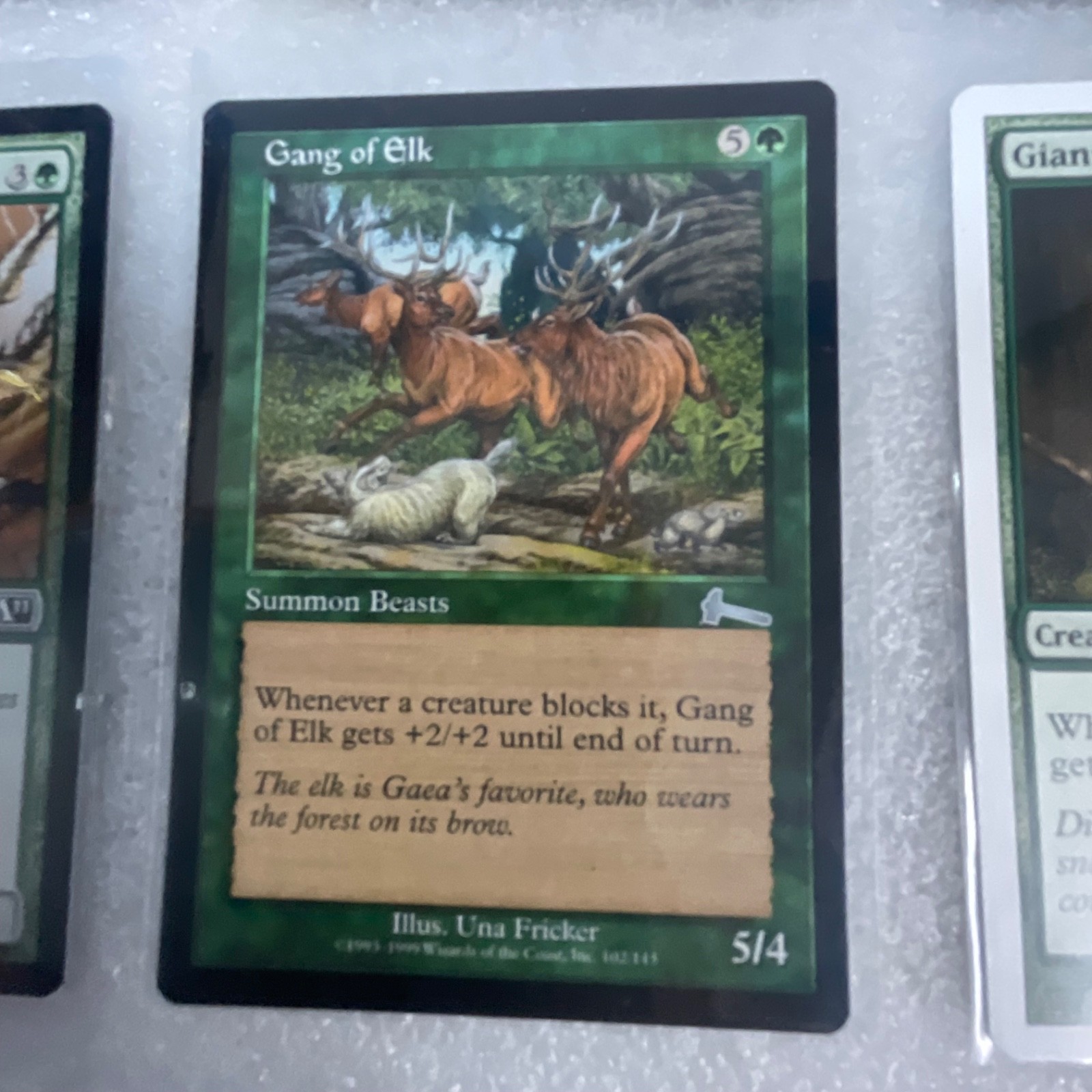 MTG 20 Card Green Lot Garruk's Packleader Giant Spider Ice Age Mix - Image 15