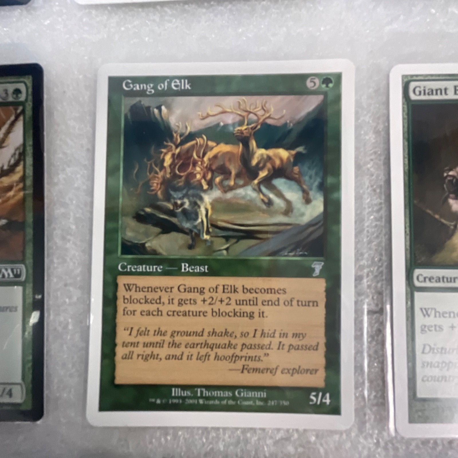 MTG 20 Card Green Lot Garruk's Packleader Giant Spider Ice Age Mix - Image 16
