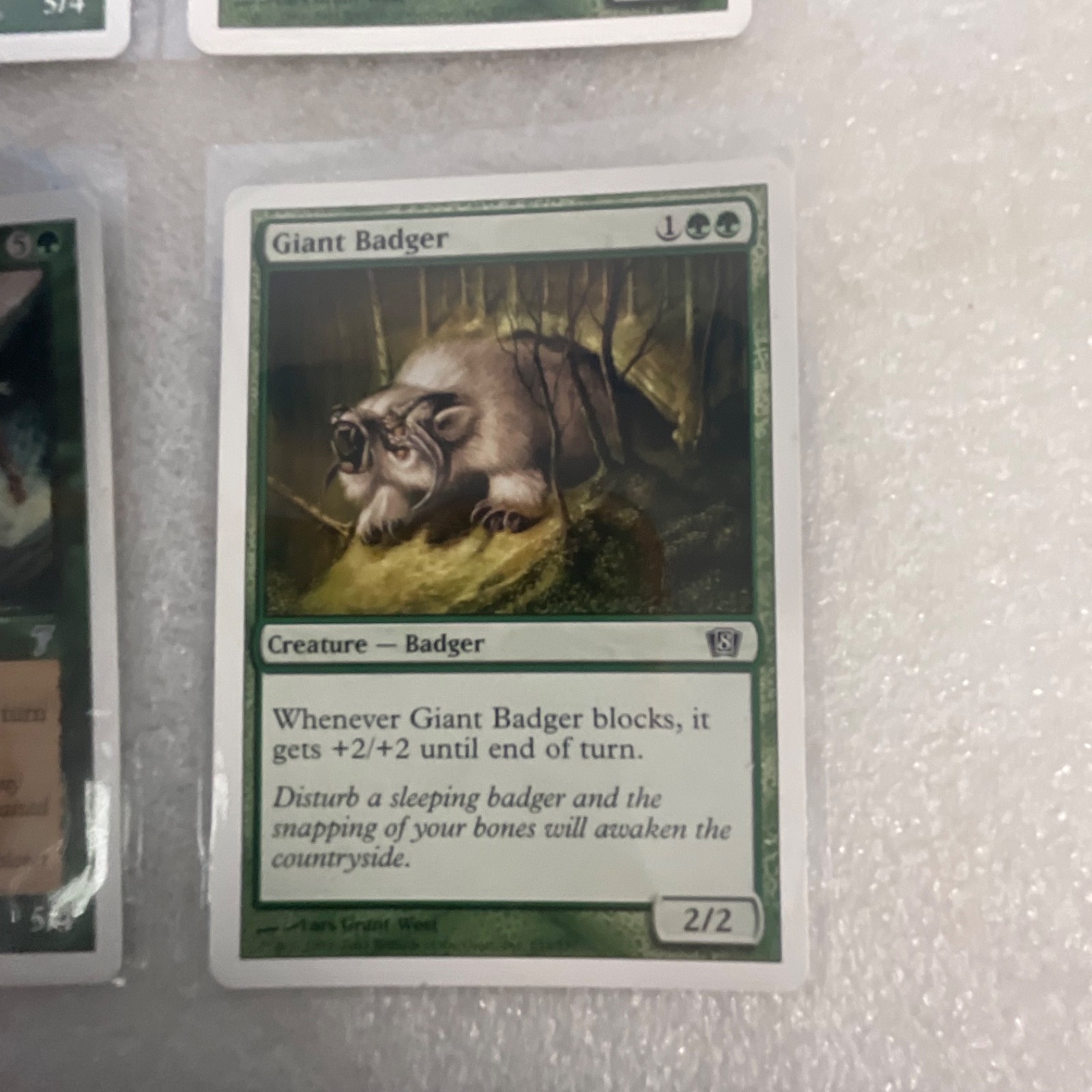 MTG 20 Card Green Lot Garruk's Packleader Giant Spider Ice Age Mix - Image 20