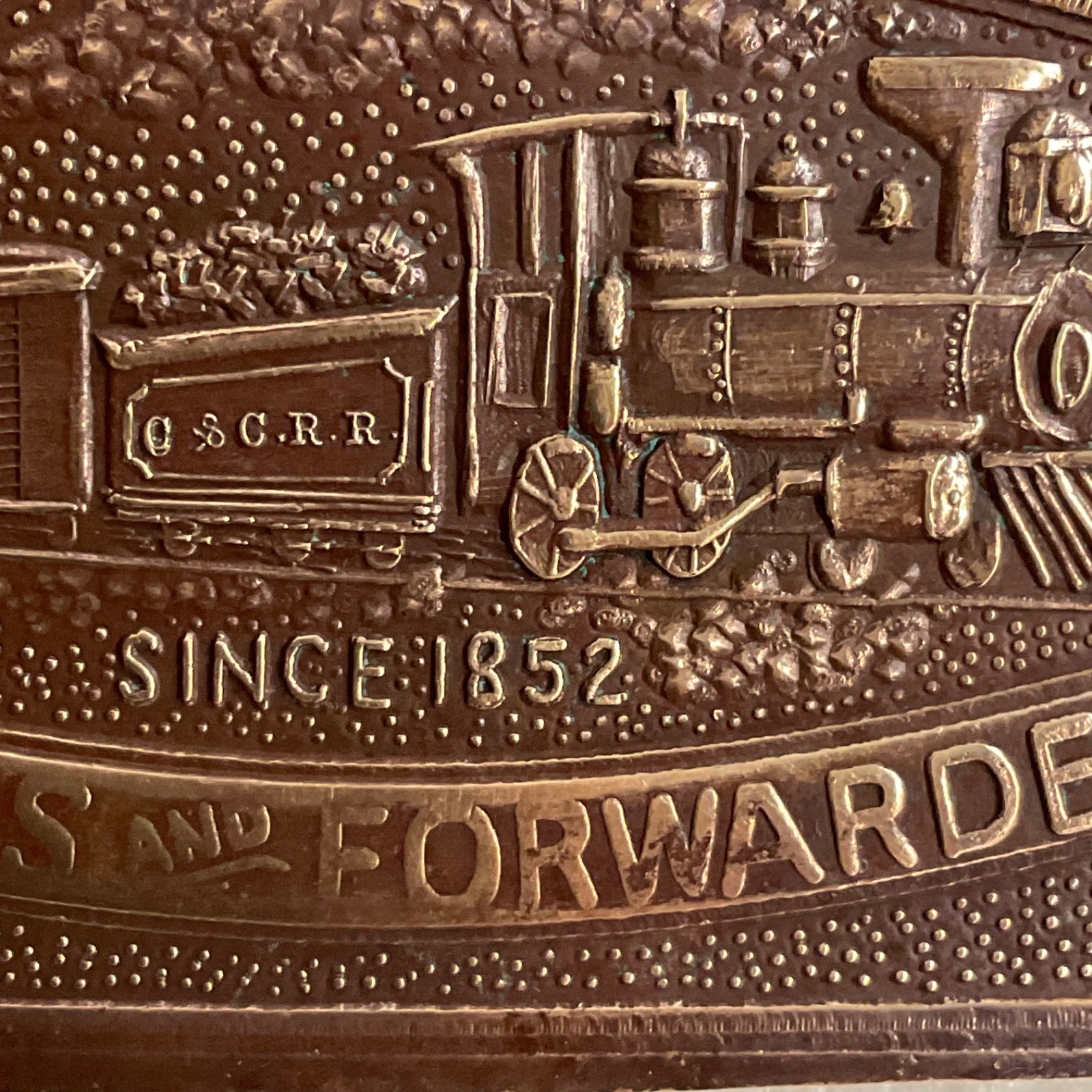 Wells Fargo Company Bankers Forwarders Train Belt Buckle 3.25 in - Image 14