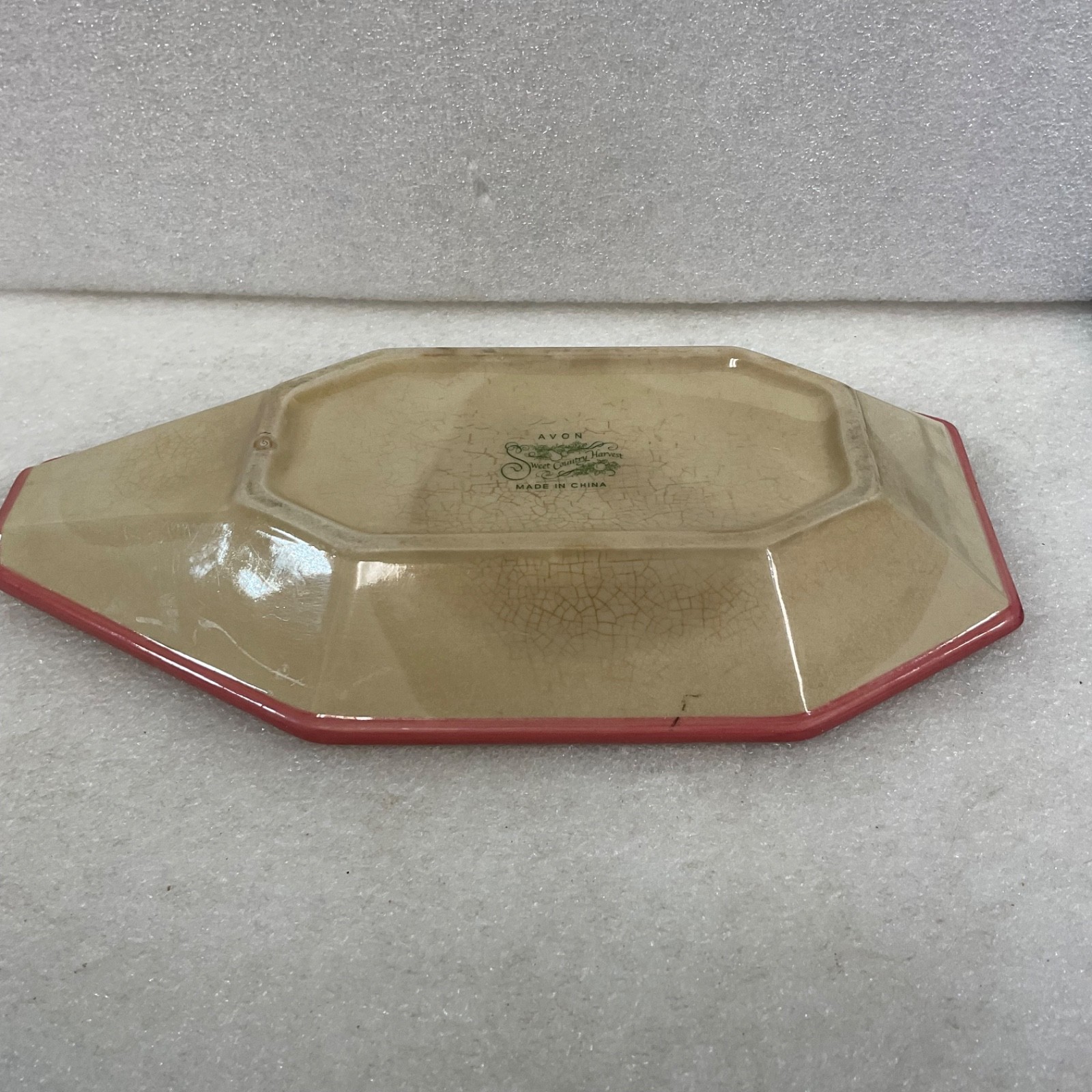 Avon Sweet Country Harvest Ceramic Spoon Rest 8 in - Image 4