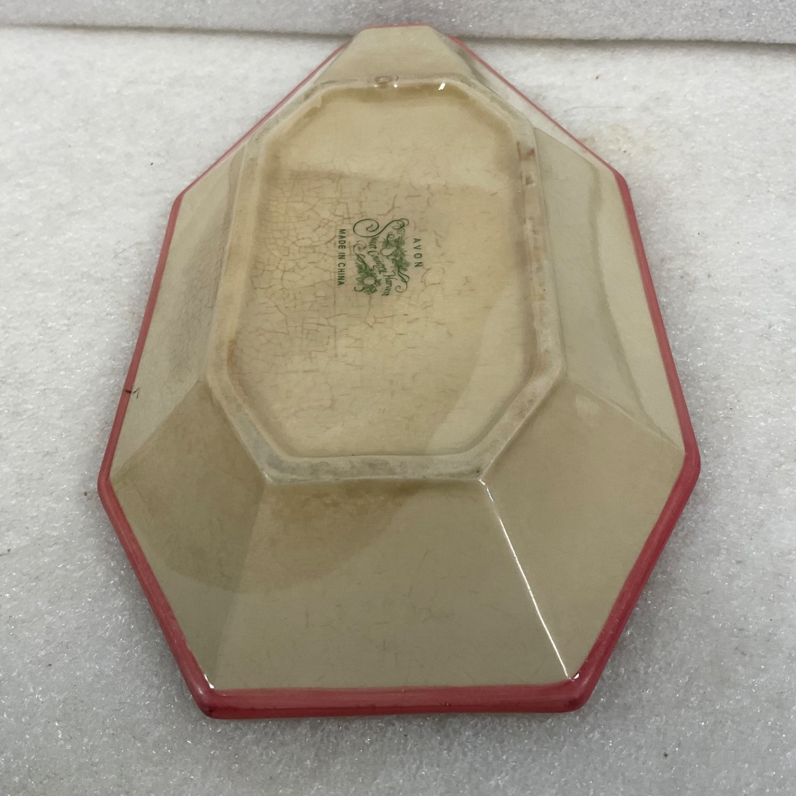 Avon Sweet Country Harvest Ceramic Spoon Rest 8 in - Image 5