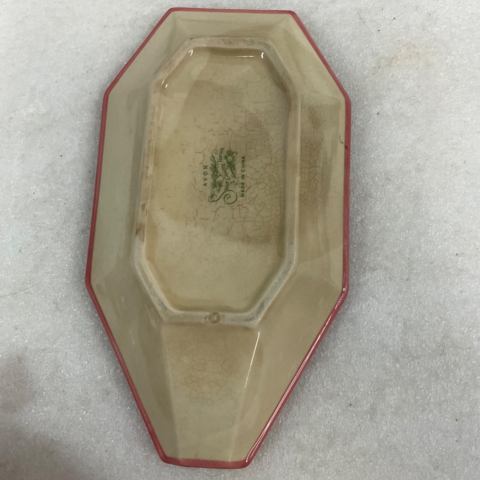 Avon Sweet Country Harvest Ceramic Spoon Rest 8 in - Image 2
