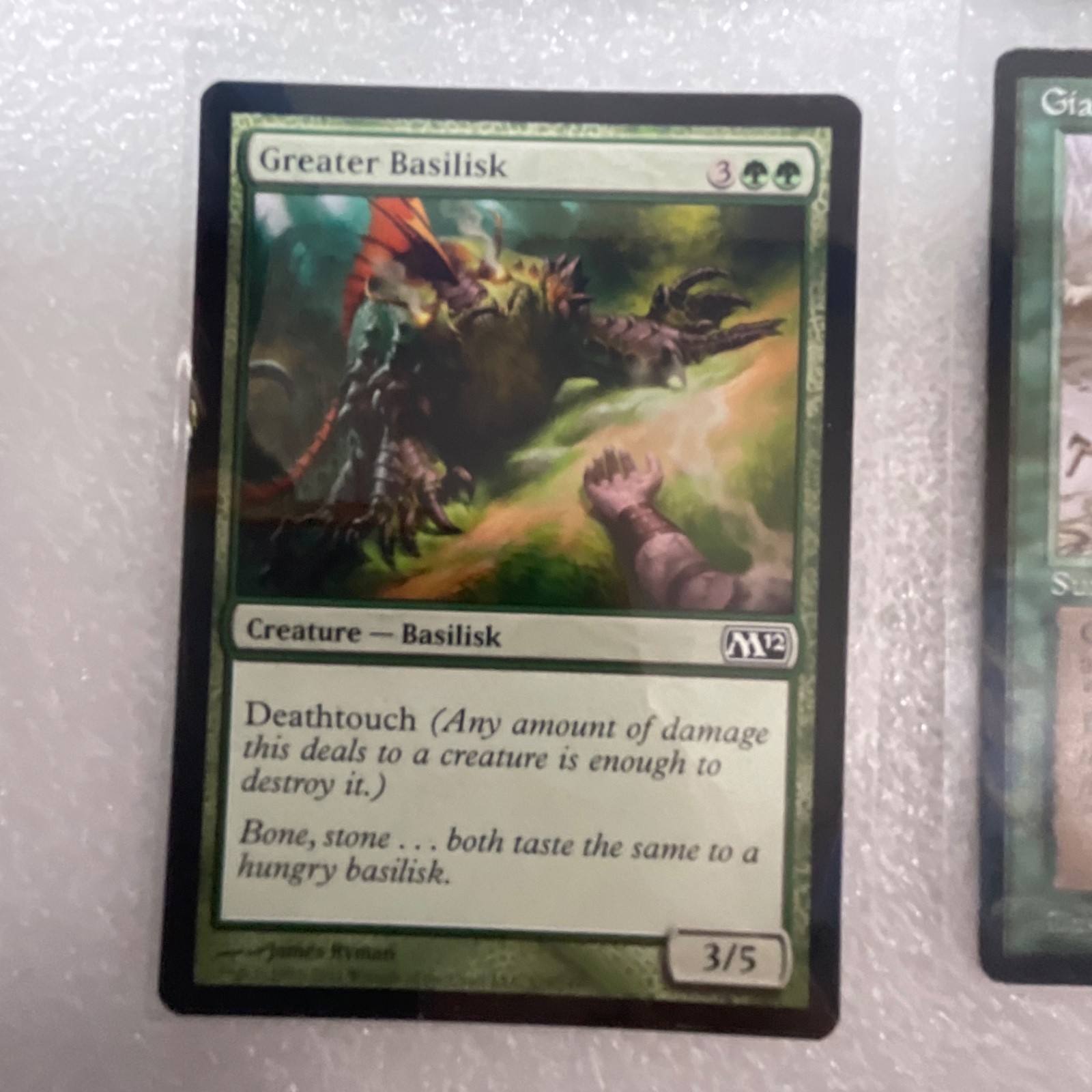 MTG 20 Card Green Lot Mixed Sets Basilisk Spider Warthog Gigapede - Image 6