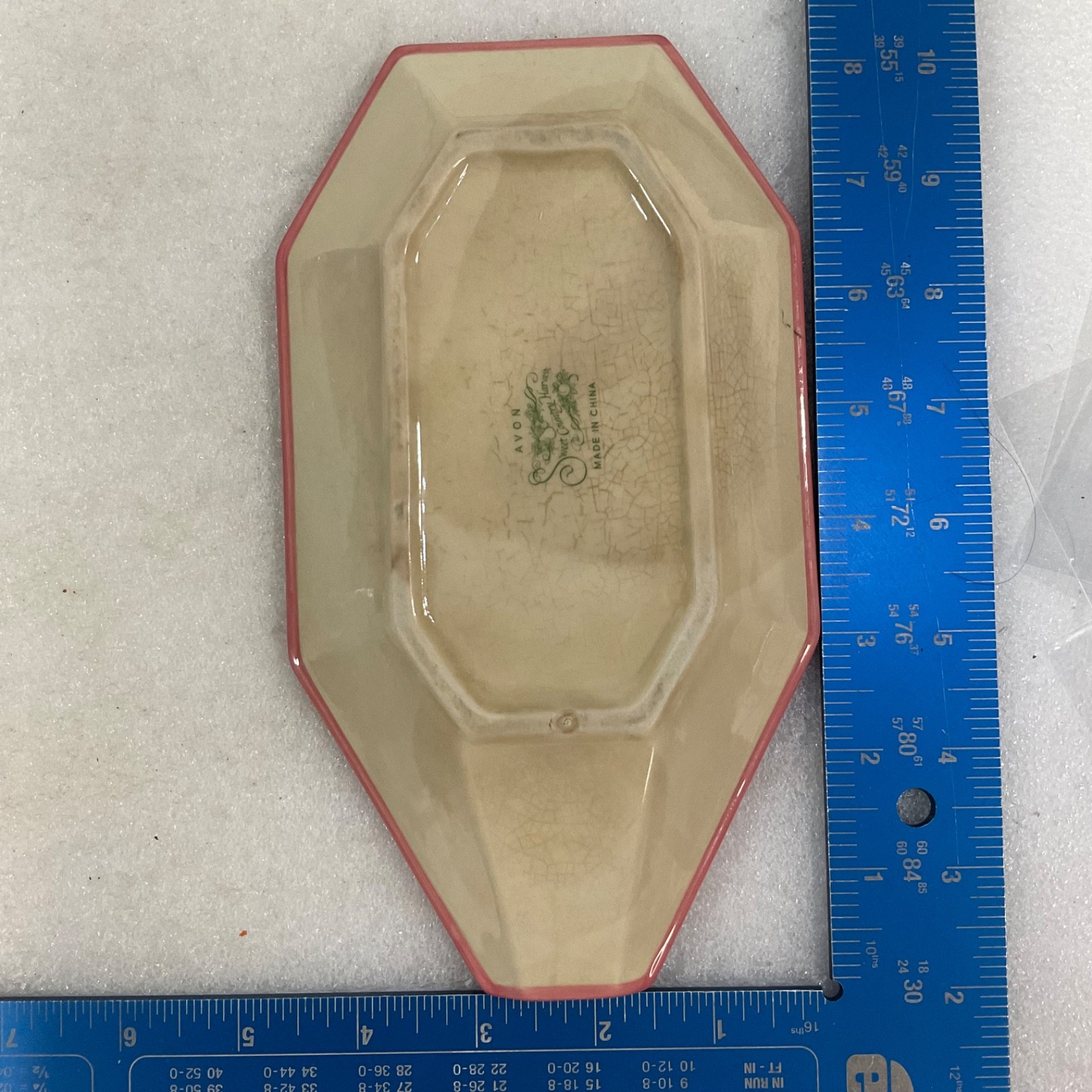 Avon Sweet Country Harvest Ceramic Spoon Rest 8 in - Image 7