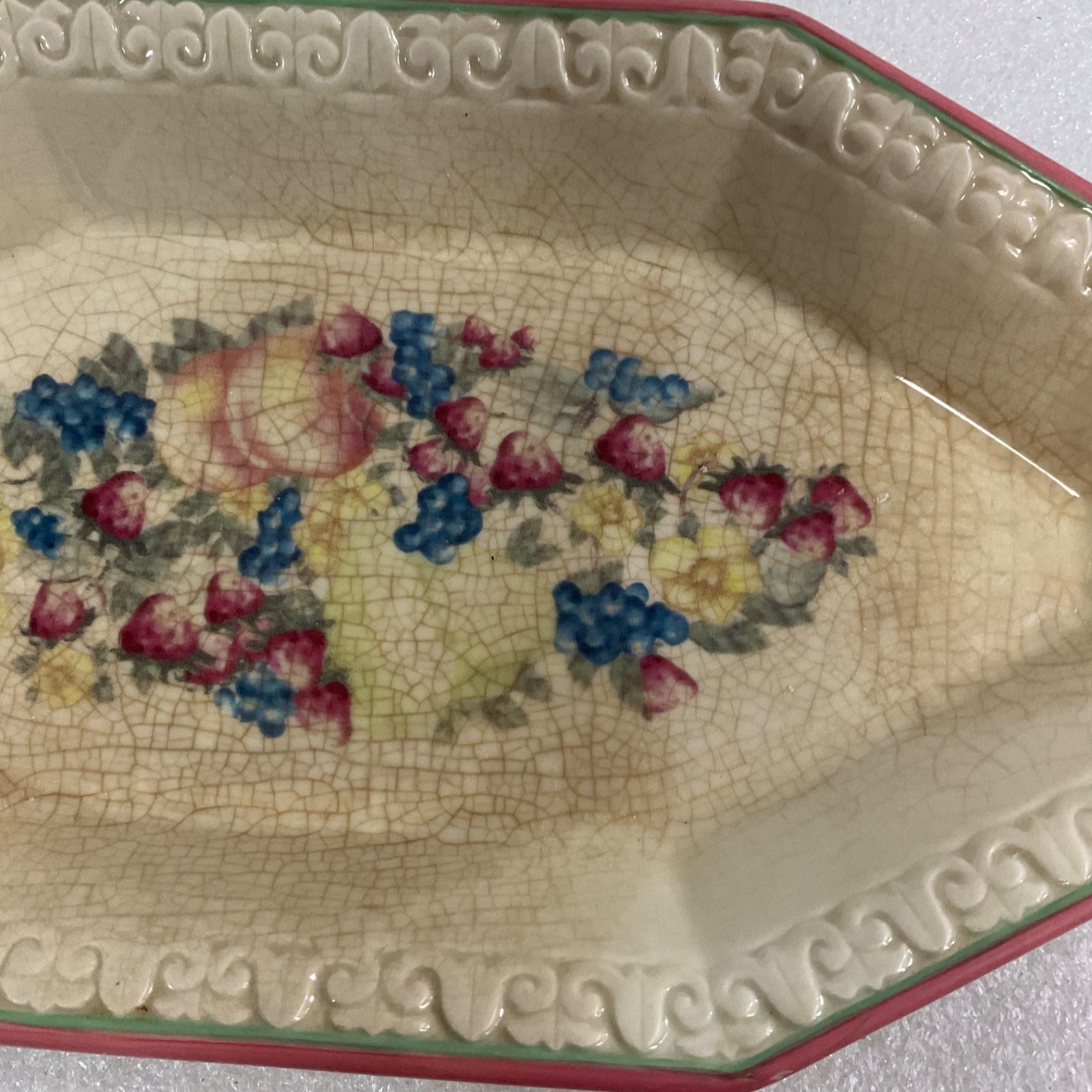 Avon Sweet Country Harvest Ceramic Spoon Rest 8 in - Image 9