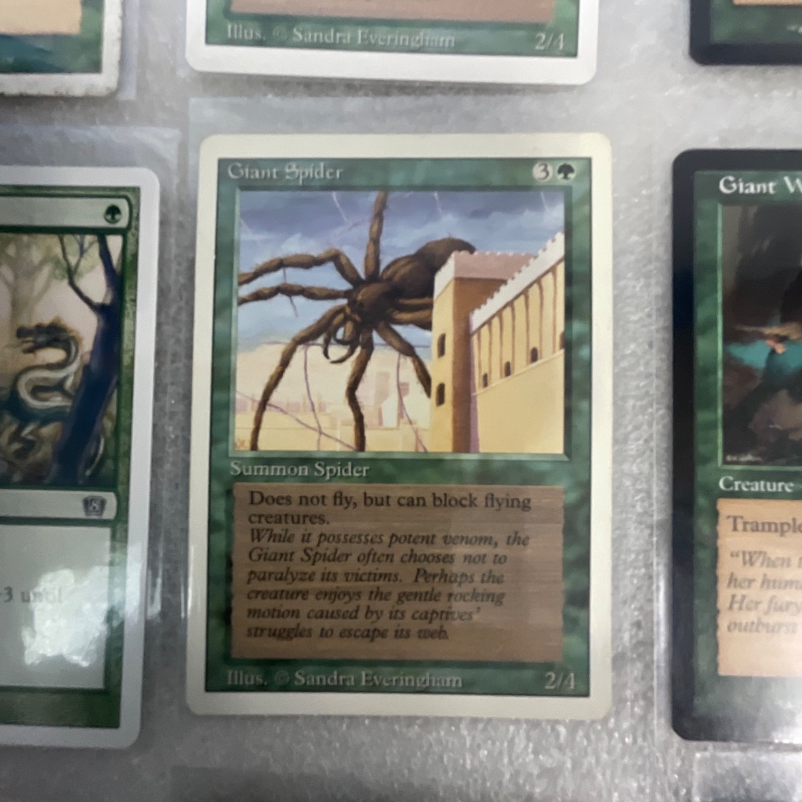 MTG 20 Card Green Lot Mixed Sets Basilisk Spider Warthog Gigapede - Image 17