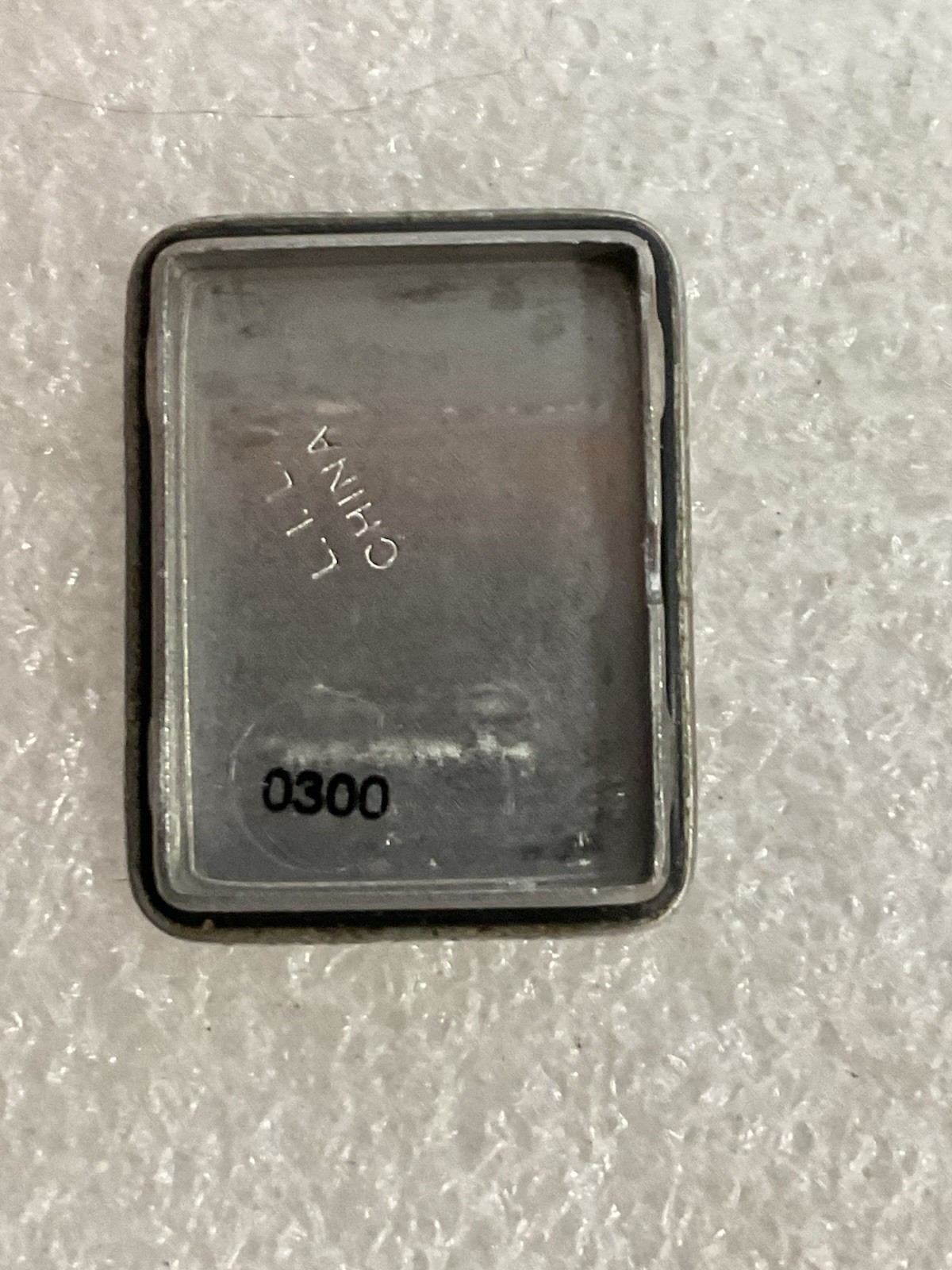 NYNY Silver Toned Rectangular Face 100 Water Resist Watch 43-069 V-13 - Image 11