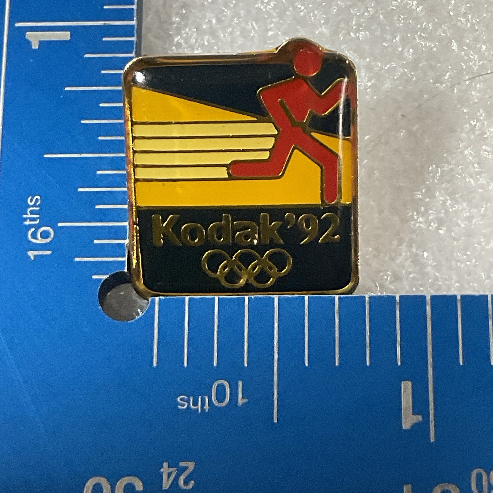 1992 Kodak Olympic Pin Eastman Kodak .75” Pin Pinback GnuCollectibles - Image 5