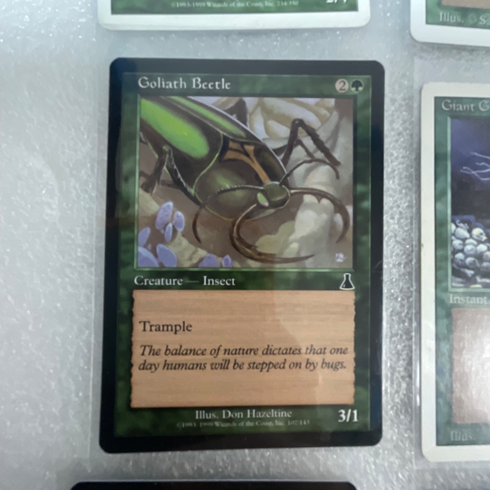 MTG 20 Card Green Lot Mixed Sets Urza’s Saga Mirrodin Hunted Wumpus - Image 5