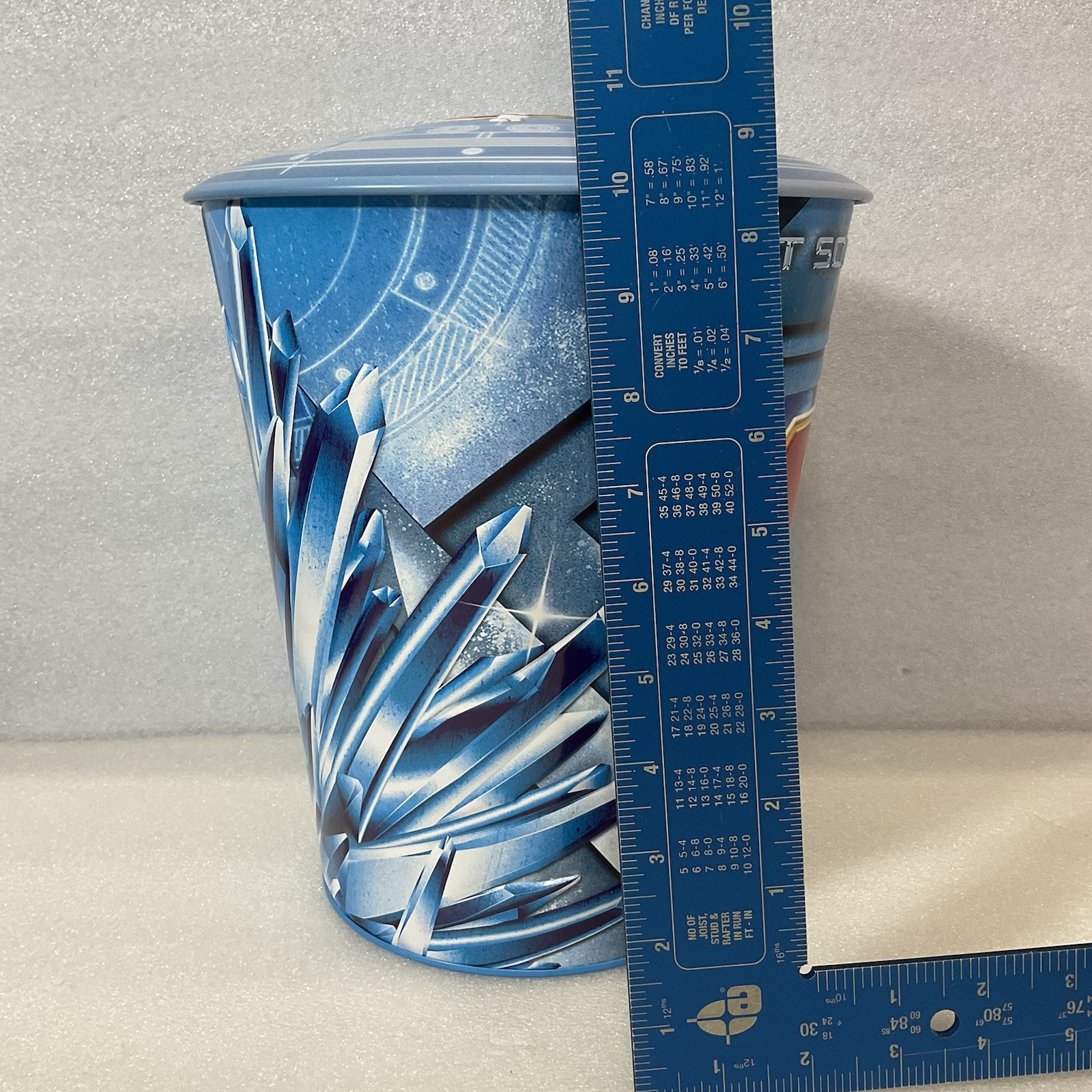 Superman Popcorn Bucket Last Son of Krypton Metal 11" DC Comics 6.8L - Image 6