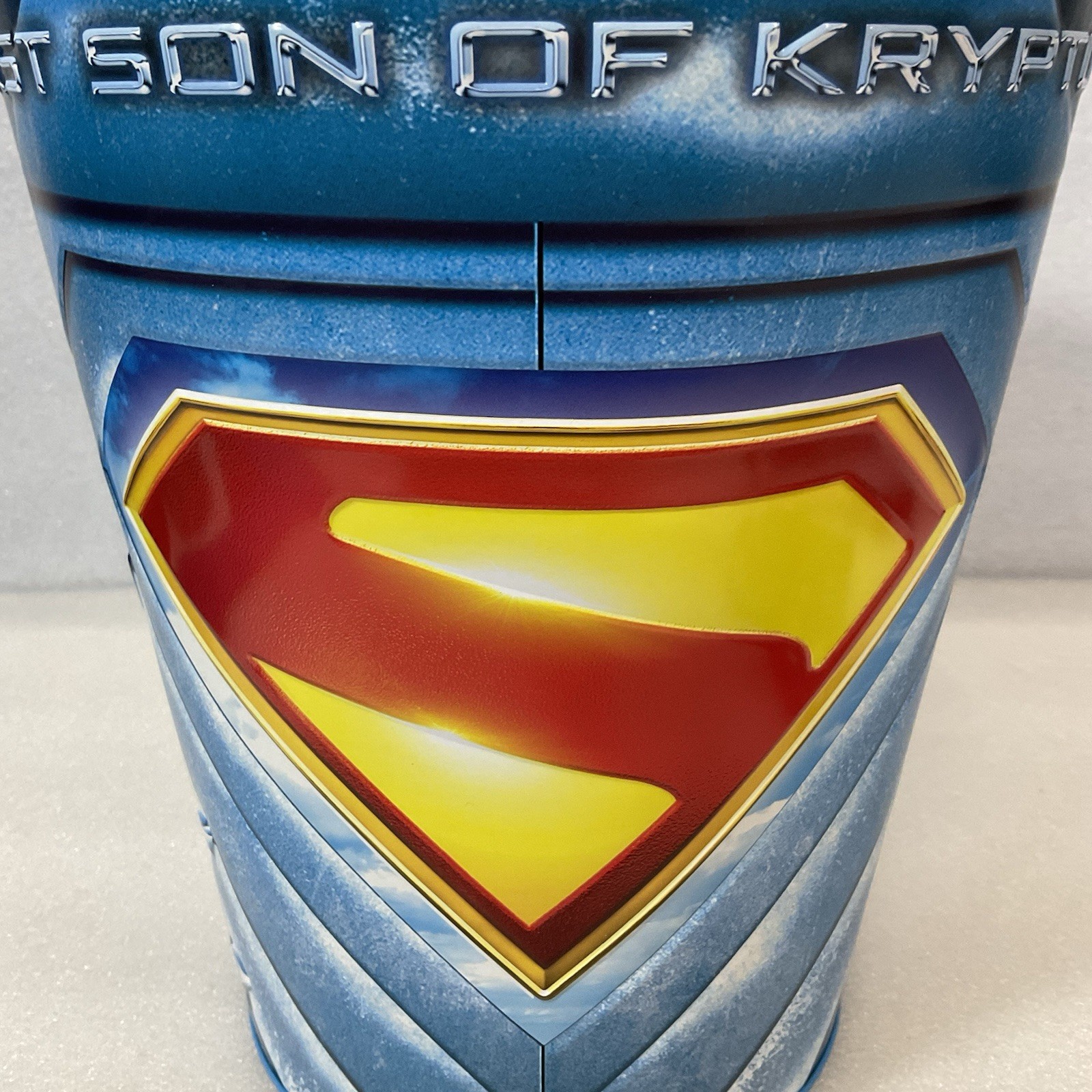 Superman Popcorn Bucket Last Son of Krypton Metal 11" DC Comics 6.8L - Image 14