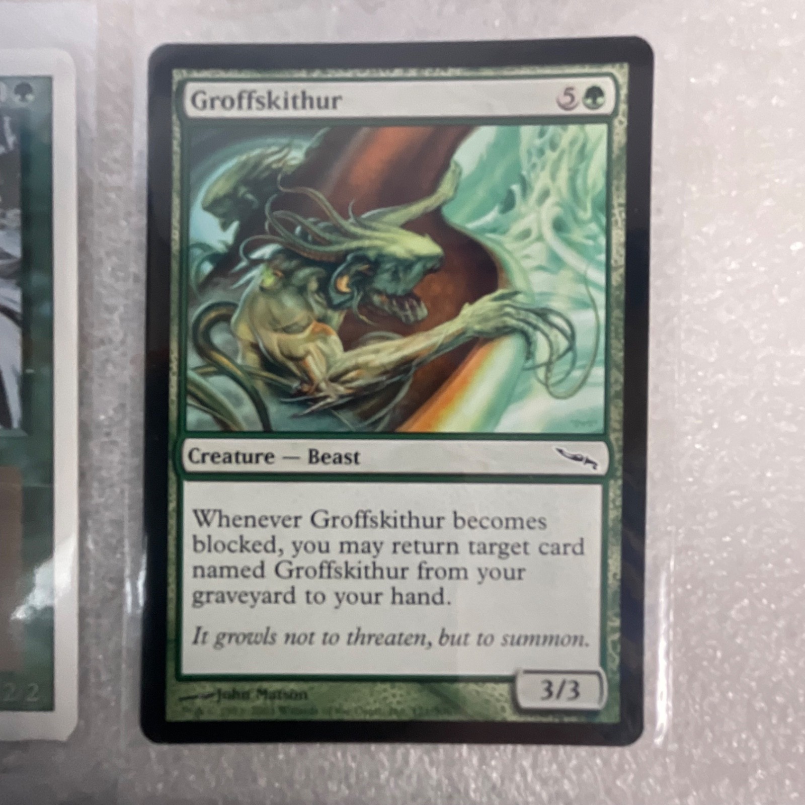 MTG 20 Card Green Lot Mixed Sets Urza’s Saga Mirrodin Hunted Wumpus - Image 20