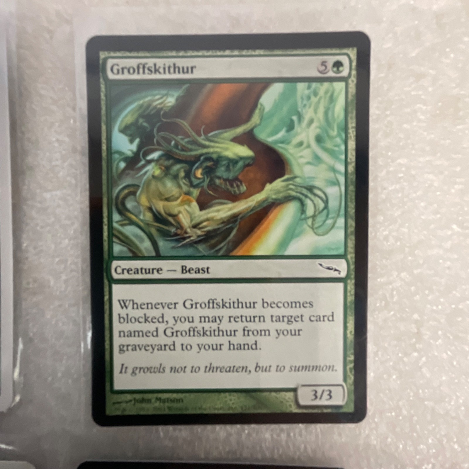 MTG 20 Card Green Lot Mixed Sets Urza’s Saga Mirrodin Hunted Wumpus - Image 19