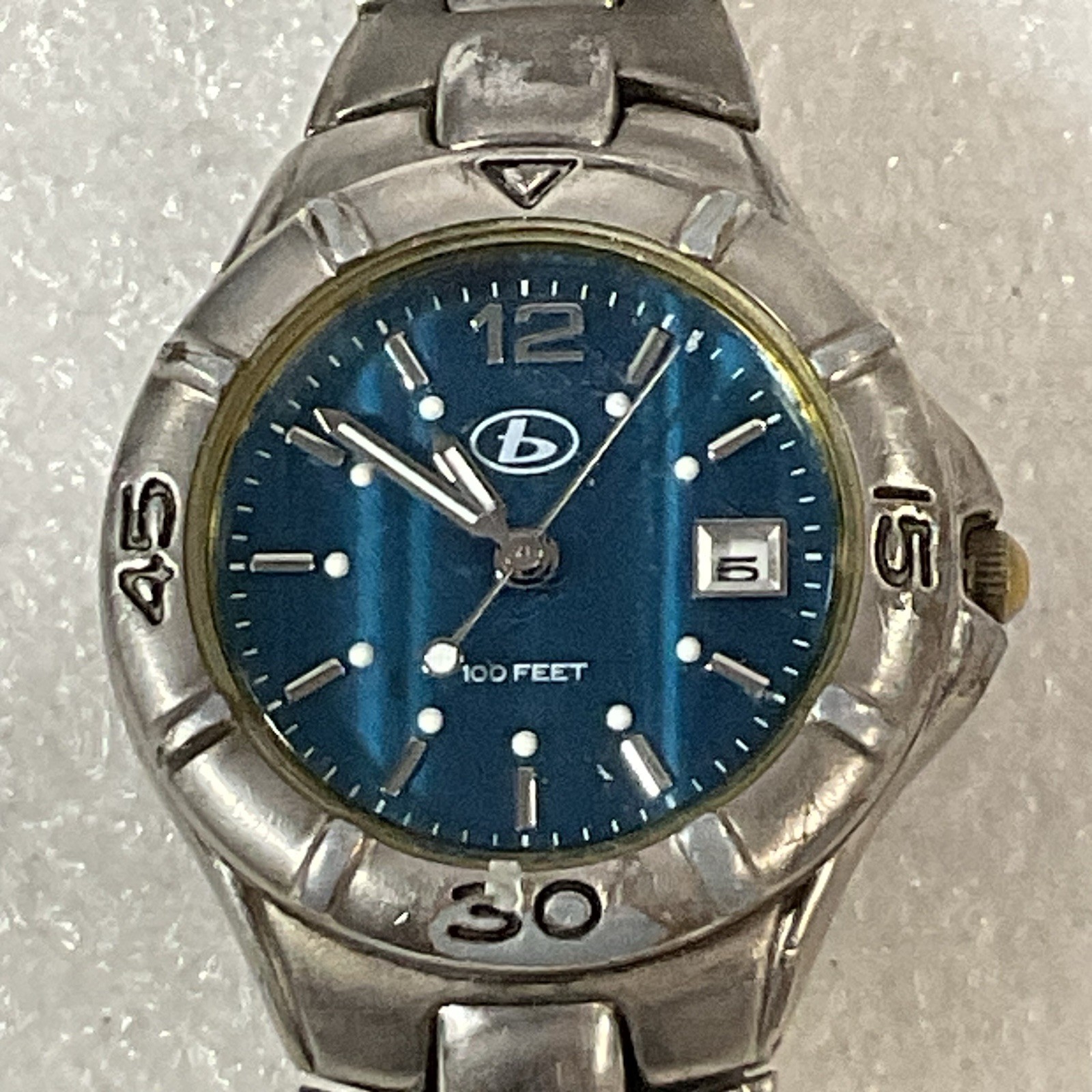 Authentic BUM Equipment Watch Blue Face WR 100M Date - Image 1
